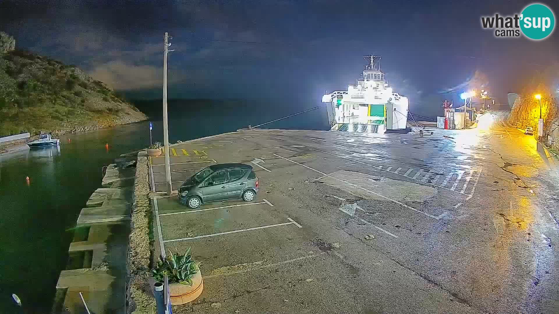 Webcam porto traghetti di Prizna – per l’isola di Pag