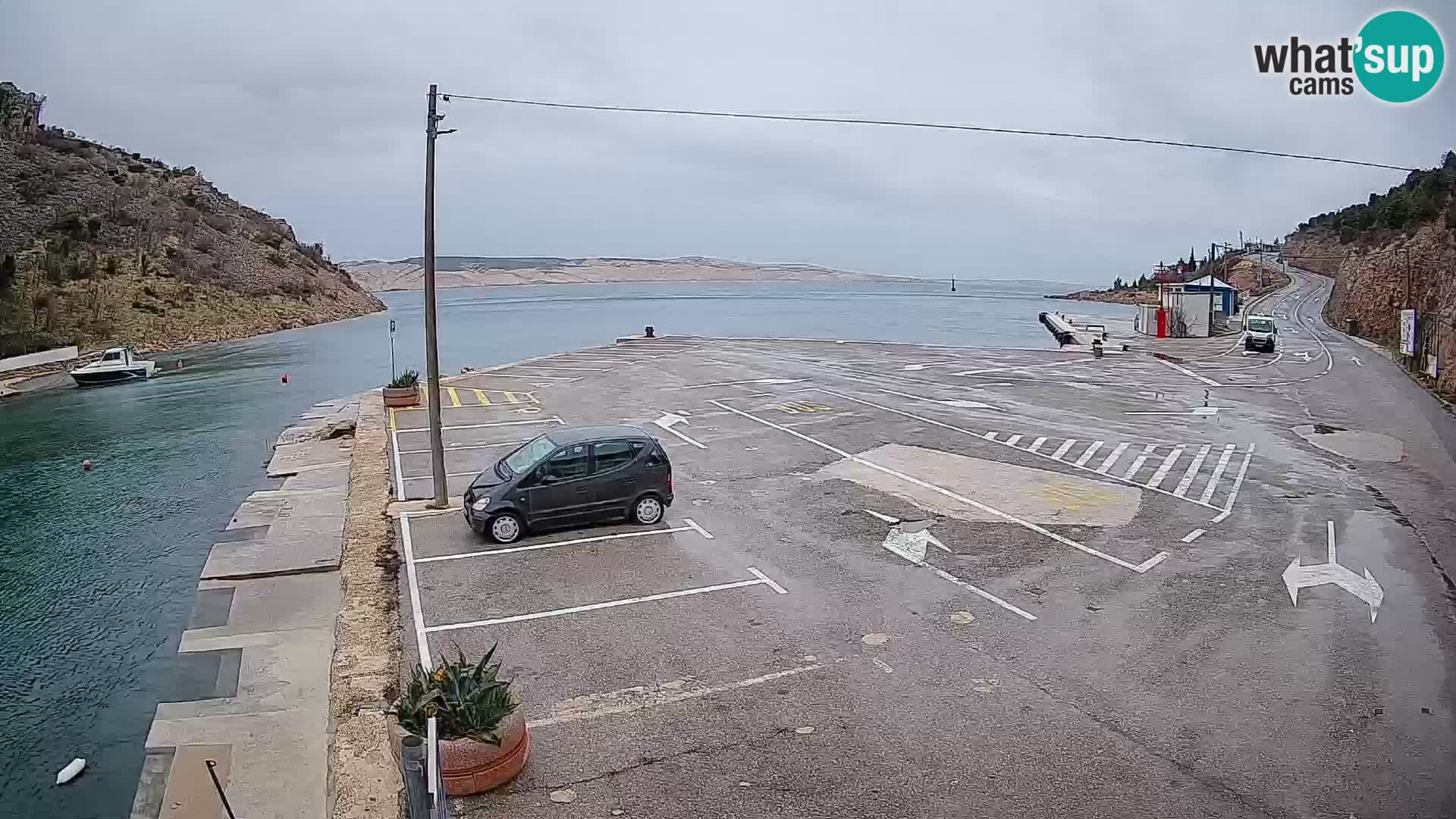 Webcam porto traghetti di Prizna – per l’isola di Pag