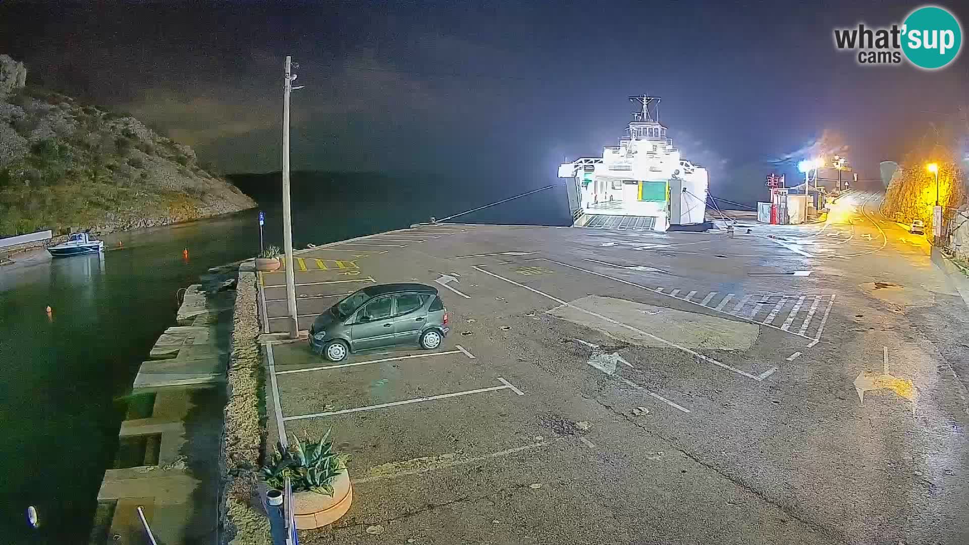 Webcam porto traghetti di Prizna – per l’isola di Pag