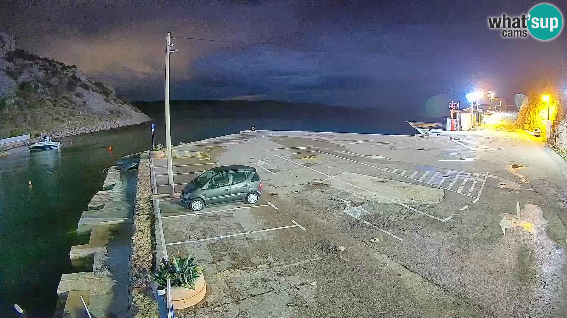 Webcam porto traghetti di Prizna – per l’isola di Pag