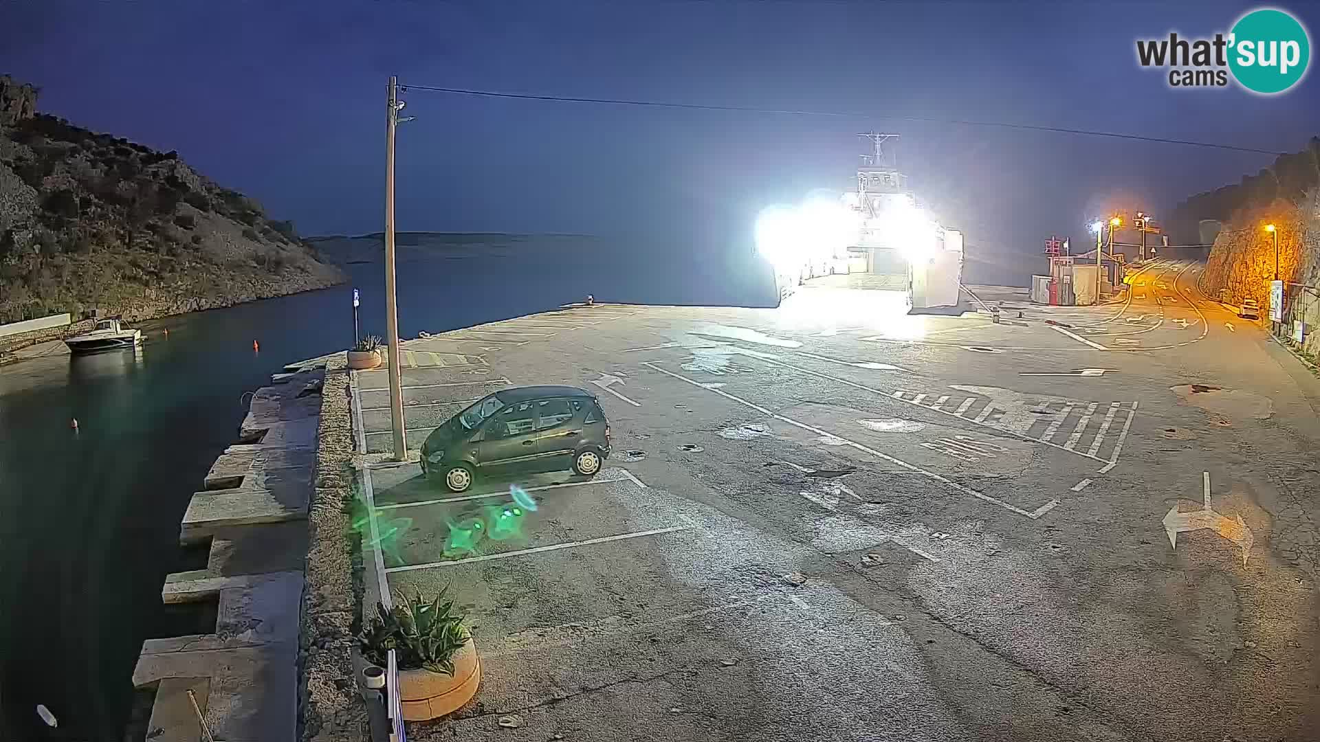 Webcam porto traghetti di Prizna – per l’isola di Pag