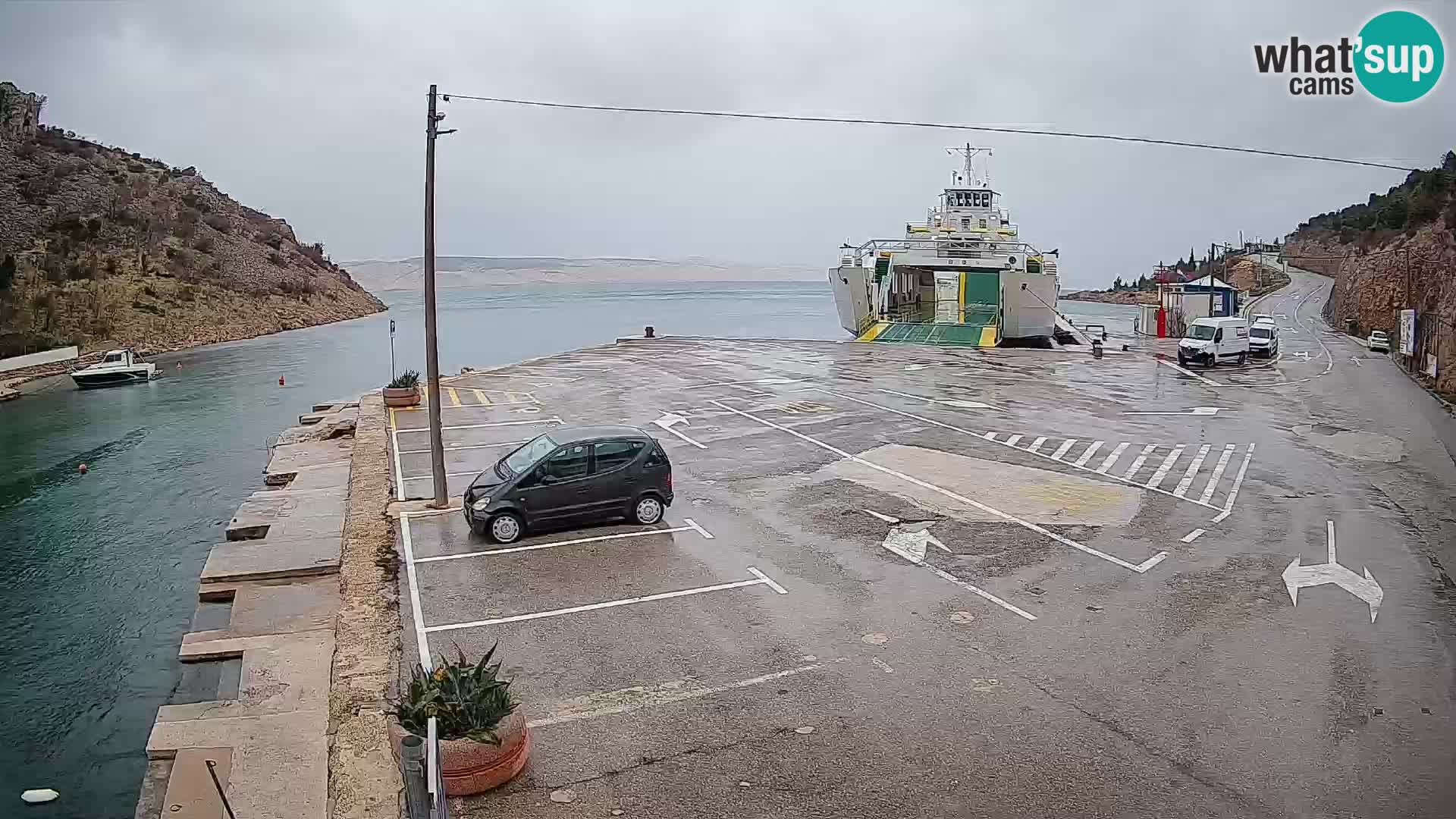 Webcam porto traghetti di Prizna – per l’isola di Pag