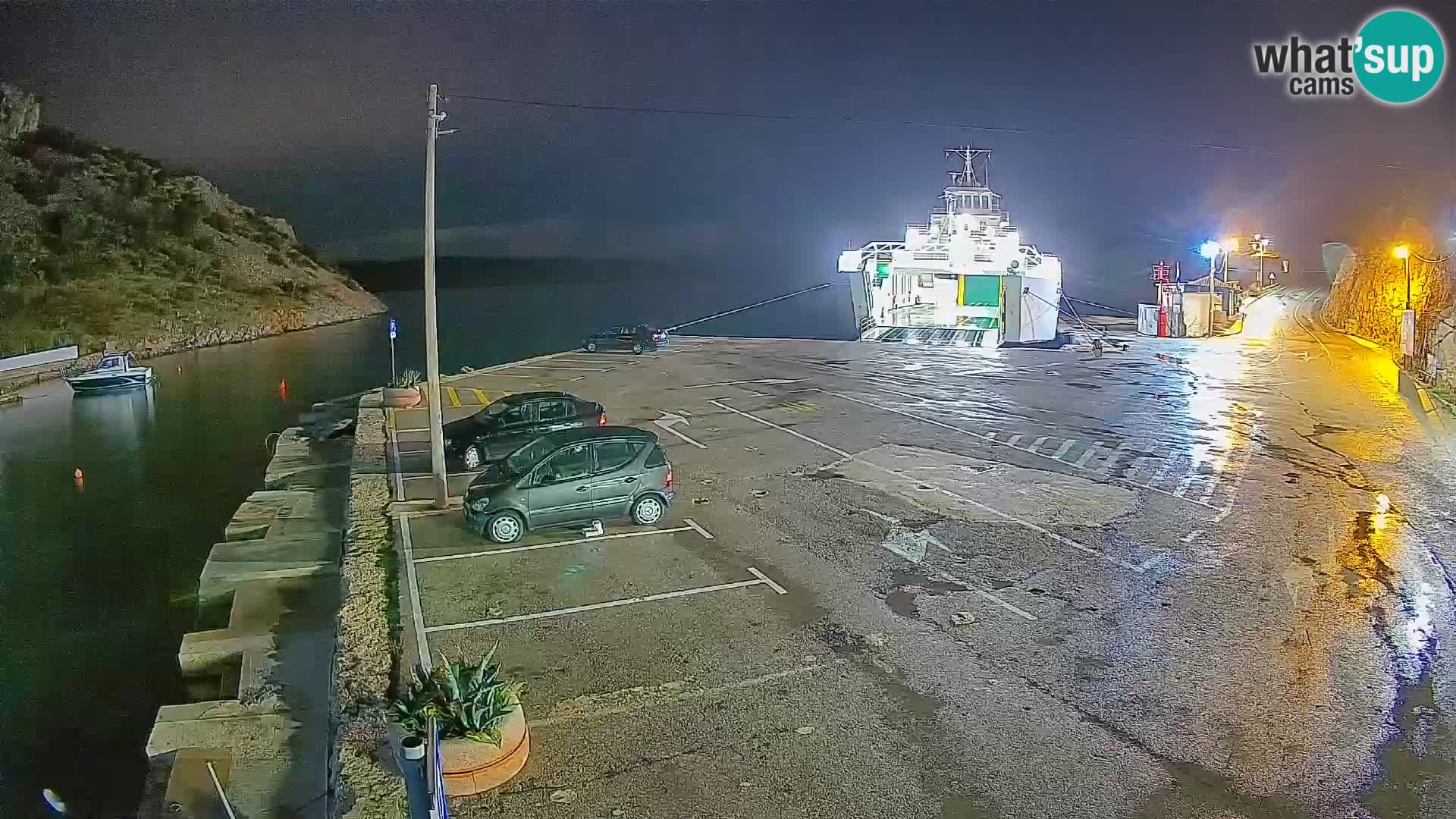 Webcam porto traghetti di Prizna – per l’isola di Pag