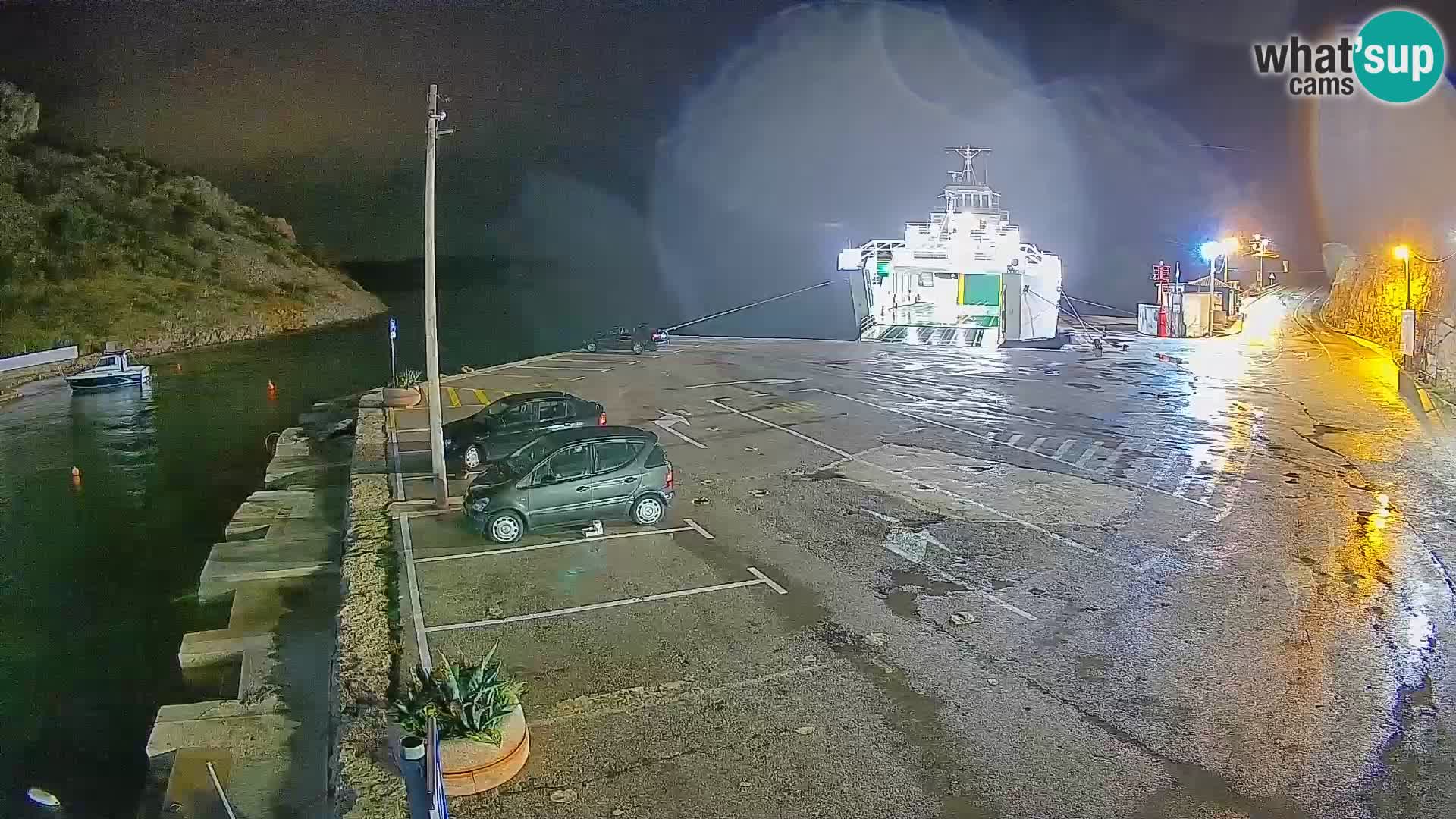 Webcam porto traghetti di Prizna – per l’isola di Pag