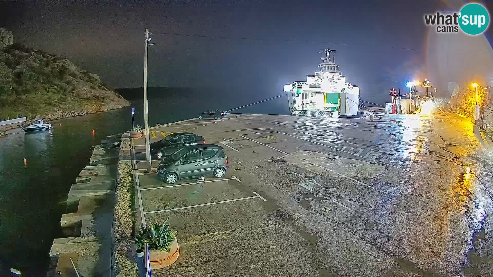 Webcam porto traghetti di Prizna – per l’isola di Pag