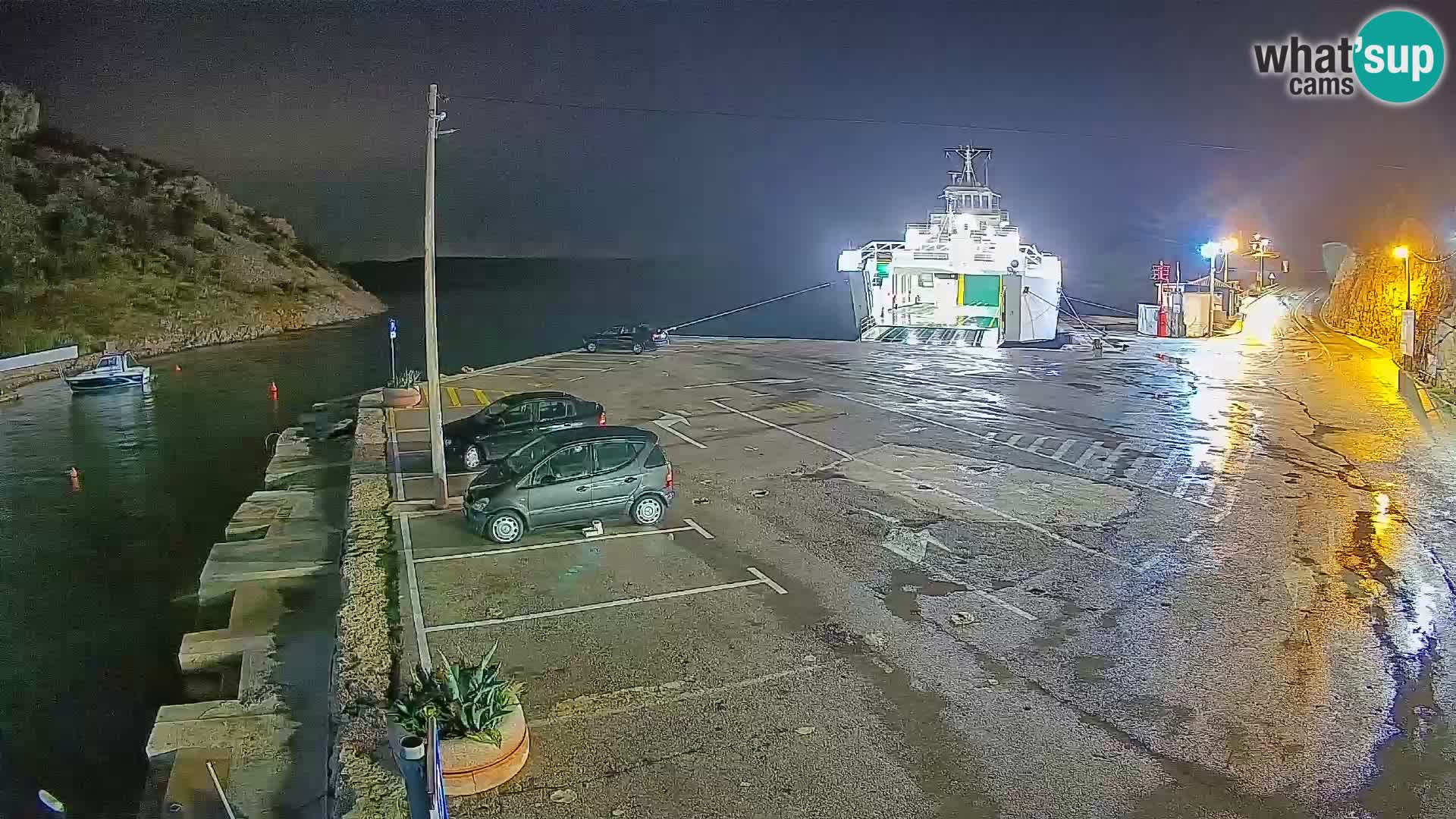 Webcam porto traghetti di Prizna – per l’isola di Pag