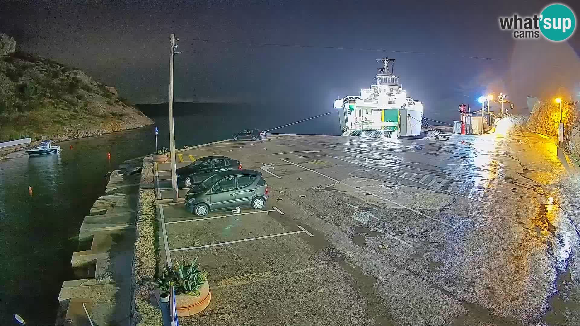 Webcam porto traghetti di Prizna – per l’isola di Pag
