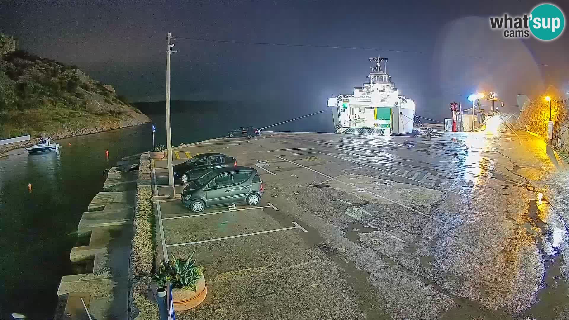 Webcam porto traghetti di Prizna – per l’isola di Pag