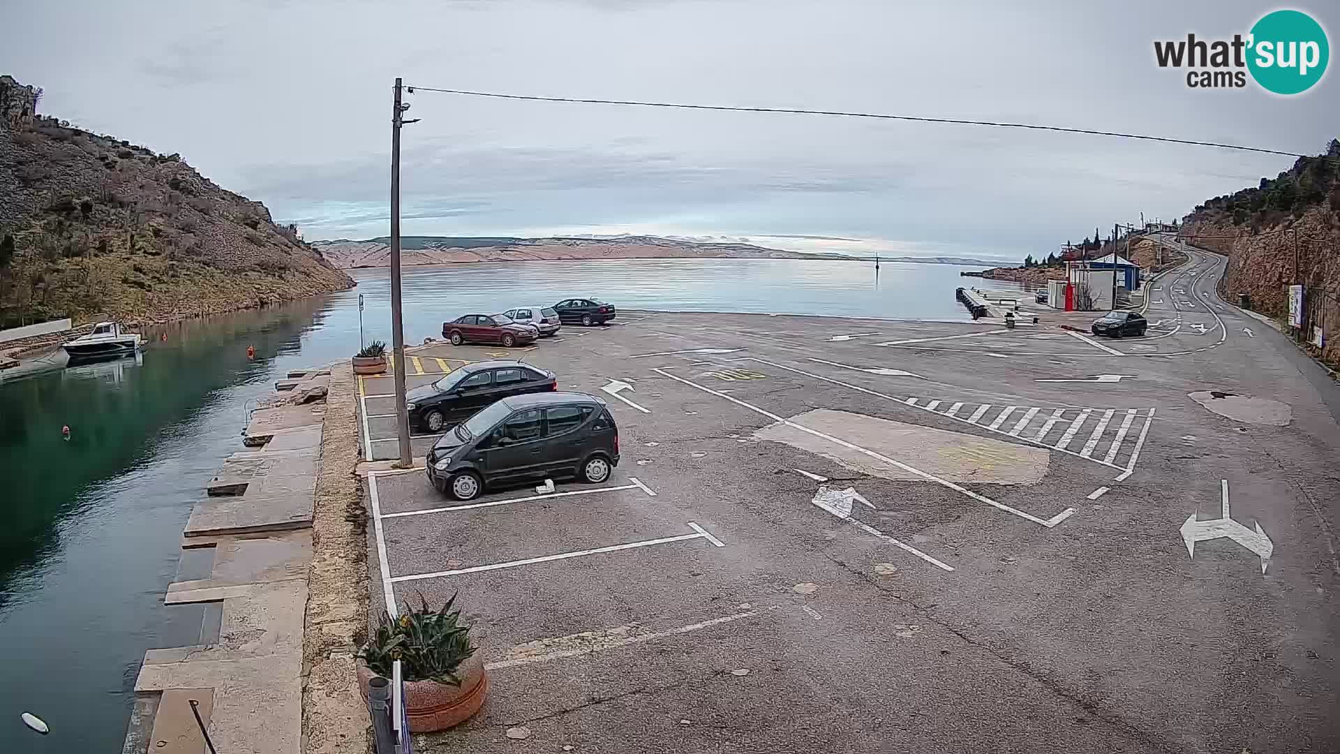 Webcam porto traghetti di Prizna – per l’isola di Pag