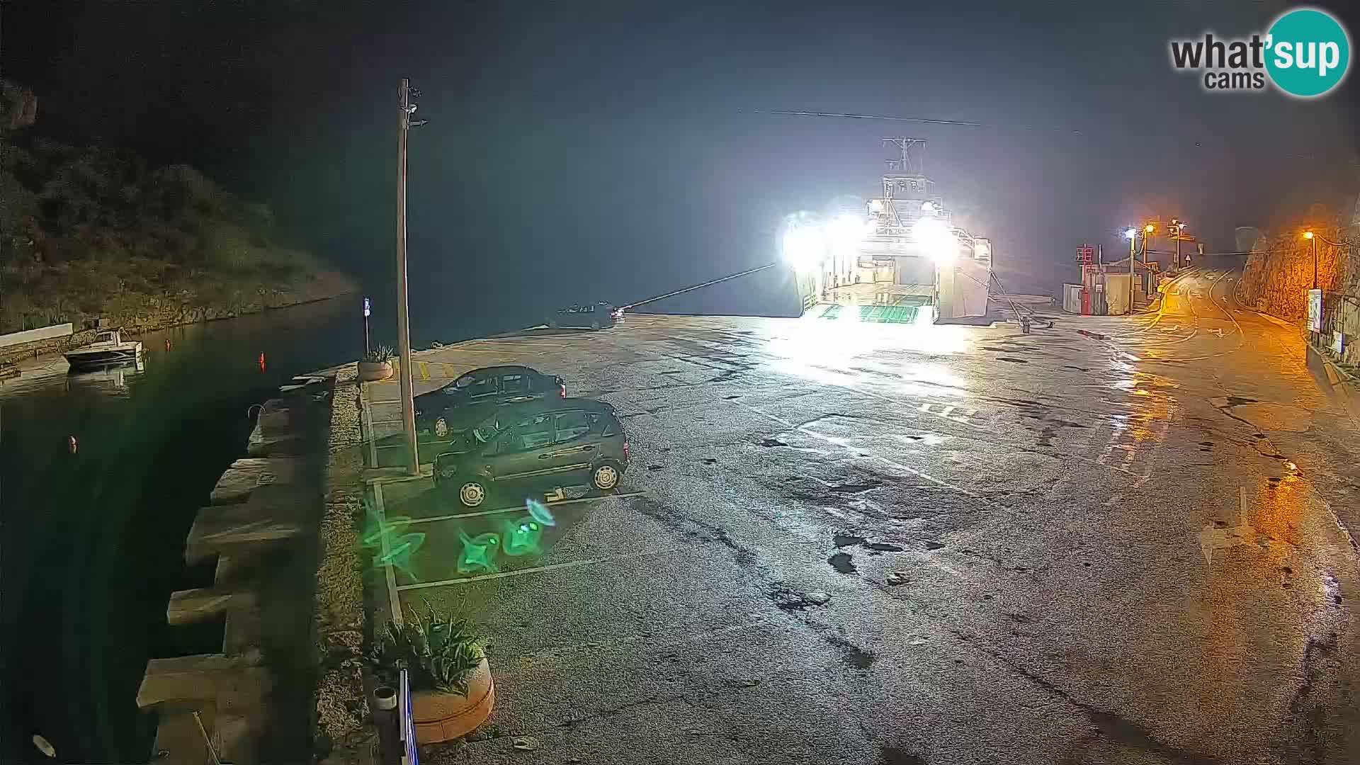 Webcam porto traghetti di Prizna – per l’isola di Pag