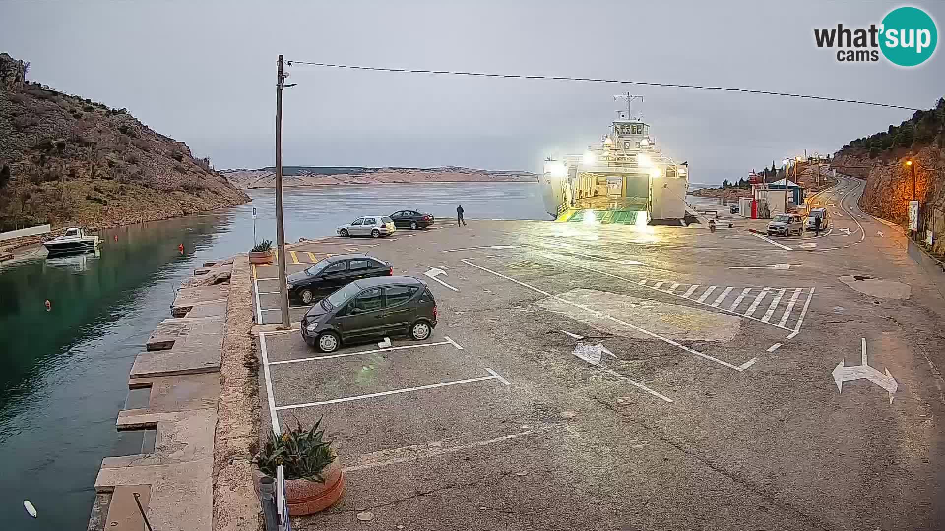 Webcam porto traghetti di Prizna – per l’isola di Pag