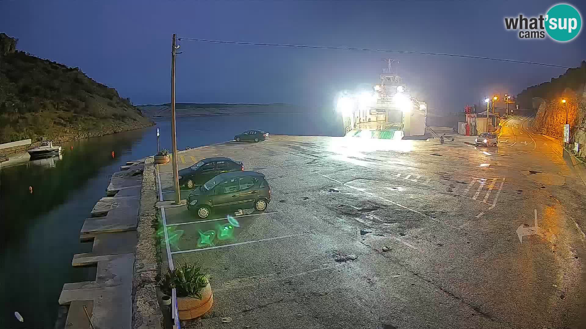 Webcam porto traghetti di Prizna – per l’isola di Pag