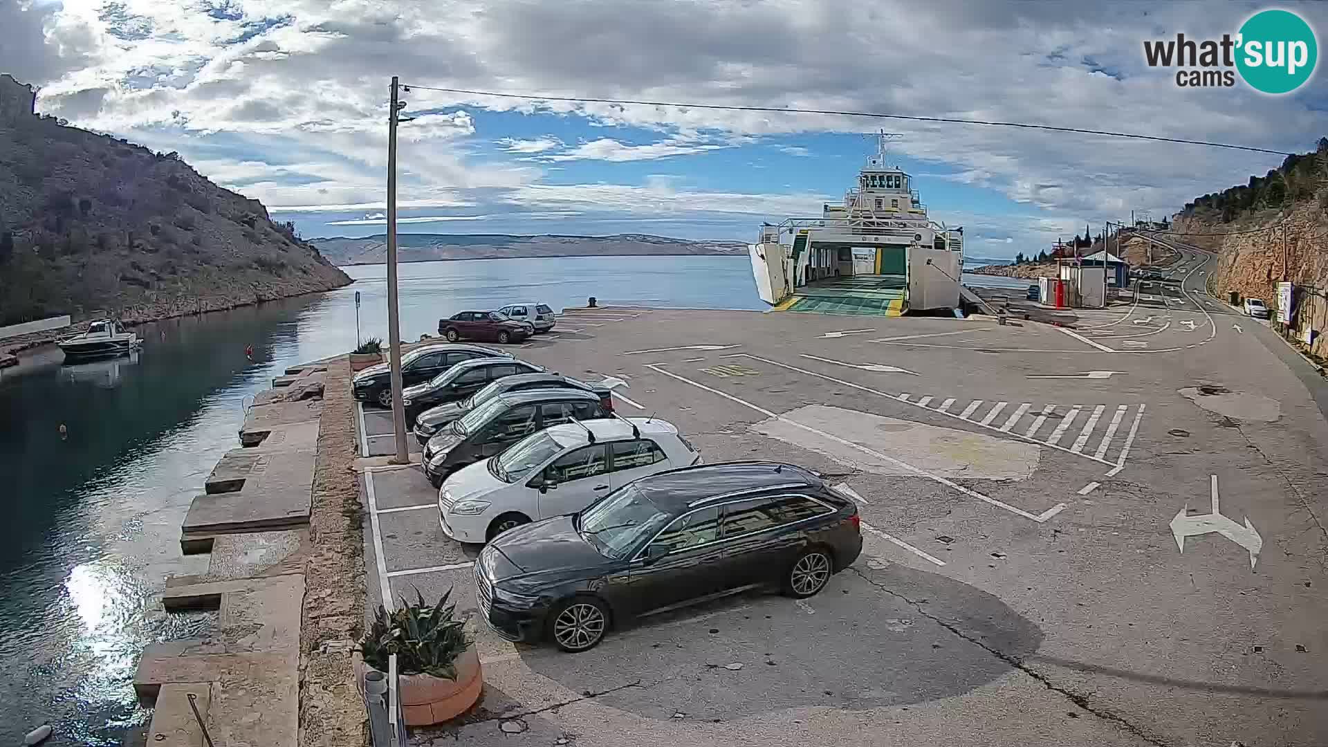Webcam porto traghetti di Prizna – per l’isola di Pag