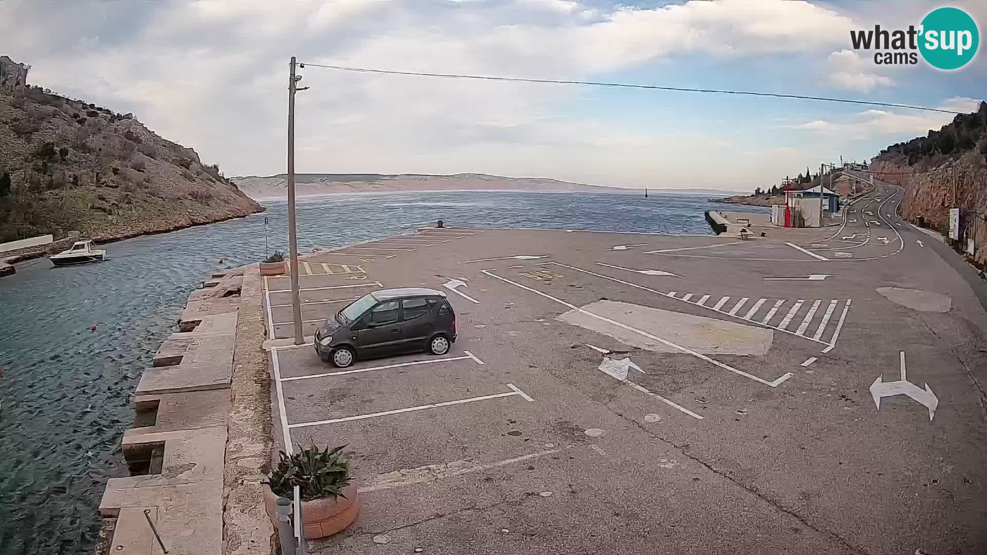 Webcam porto traghetti di Prizna – per l’isola di Pag