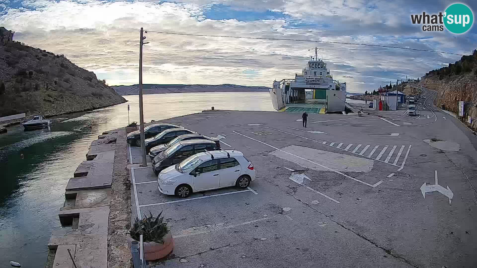 Webcam porto traghetti di Prizna – per l’isola di Pag