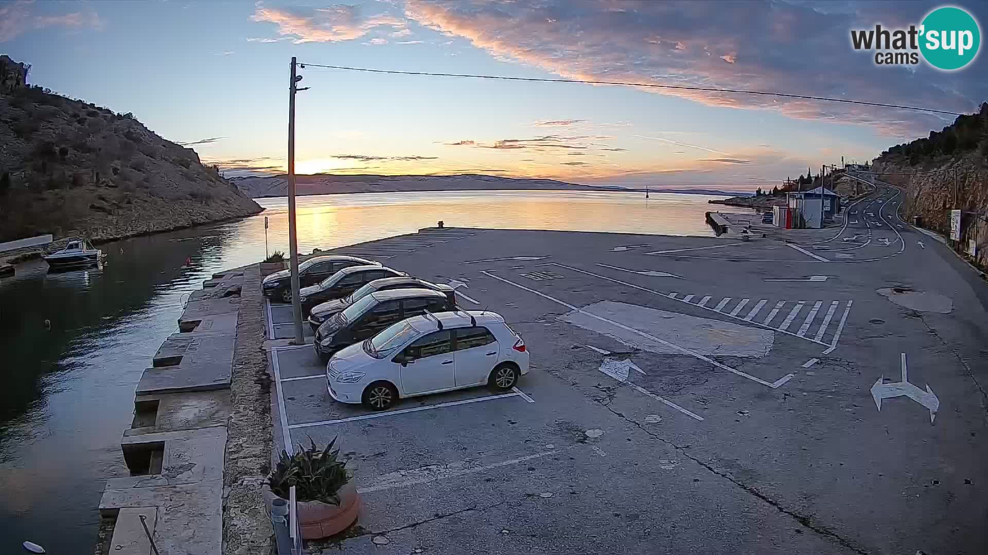 Webcam porto traghetti di Prizna – per l’isola di Pag