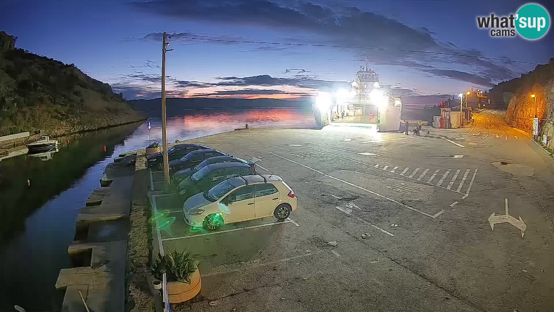 Webcam porto traghetti di Prizna – per l’isola di Pag