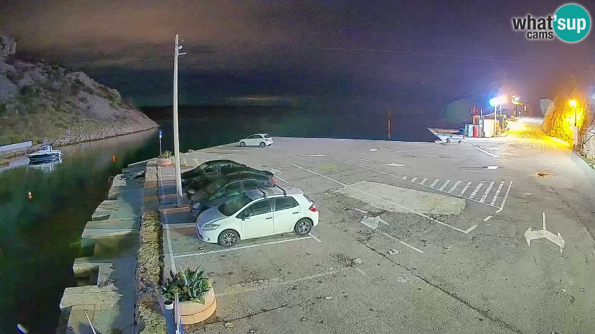 Webcam Fährhafen Prizna – zur Insel Pag
