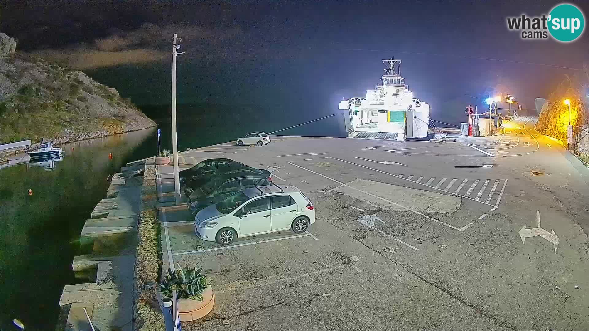 Webcam porto traghetti di Prizna – per l’isola di Pag
