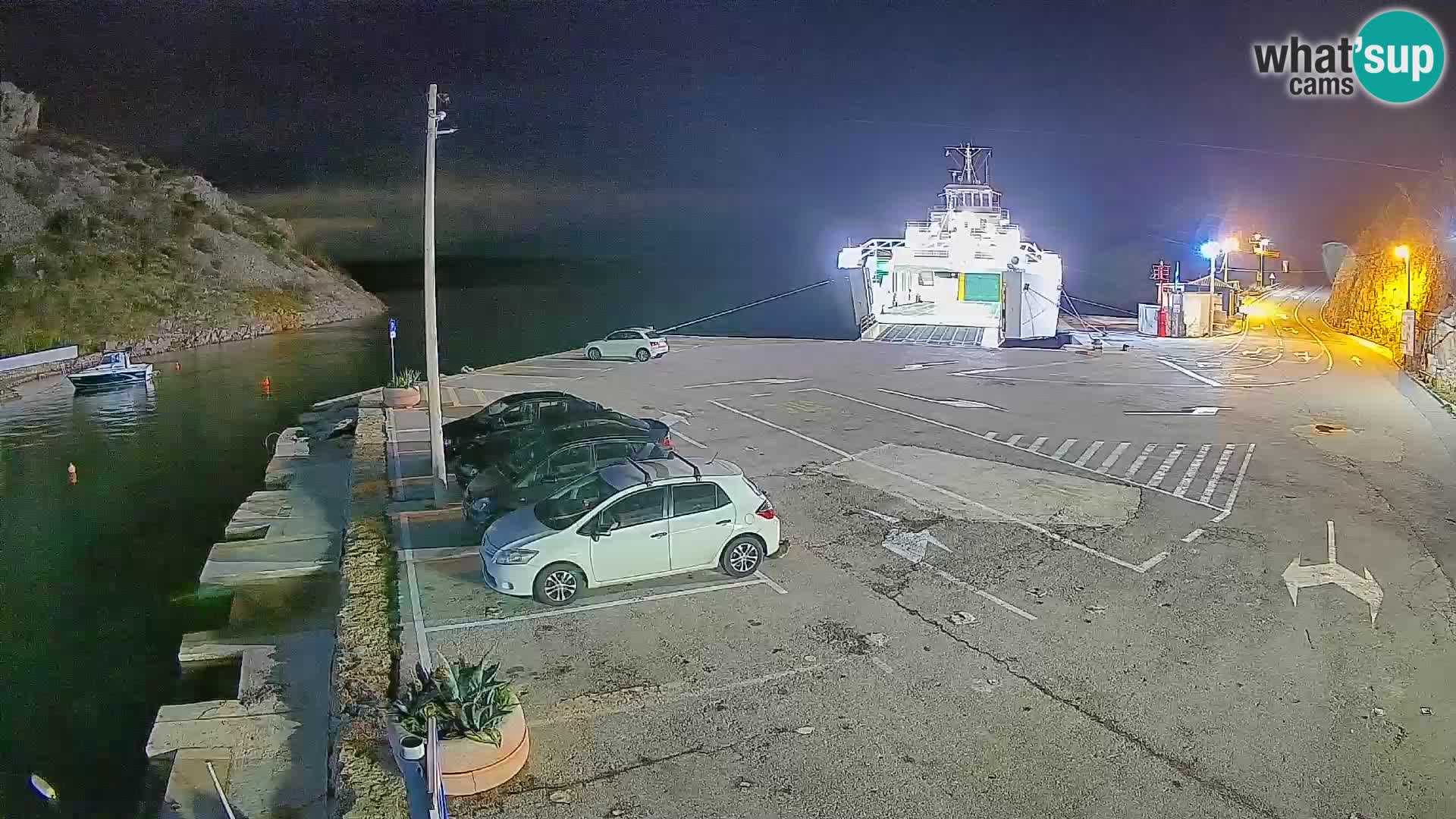 Webcam porto traghetti di Prizna – per l’isola di Pag