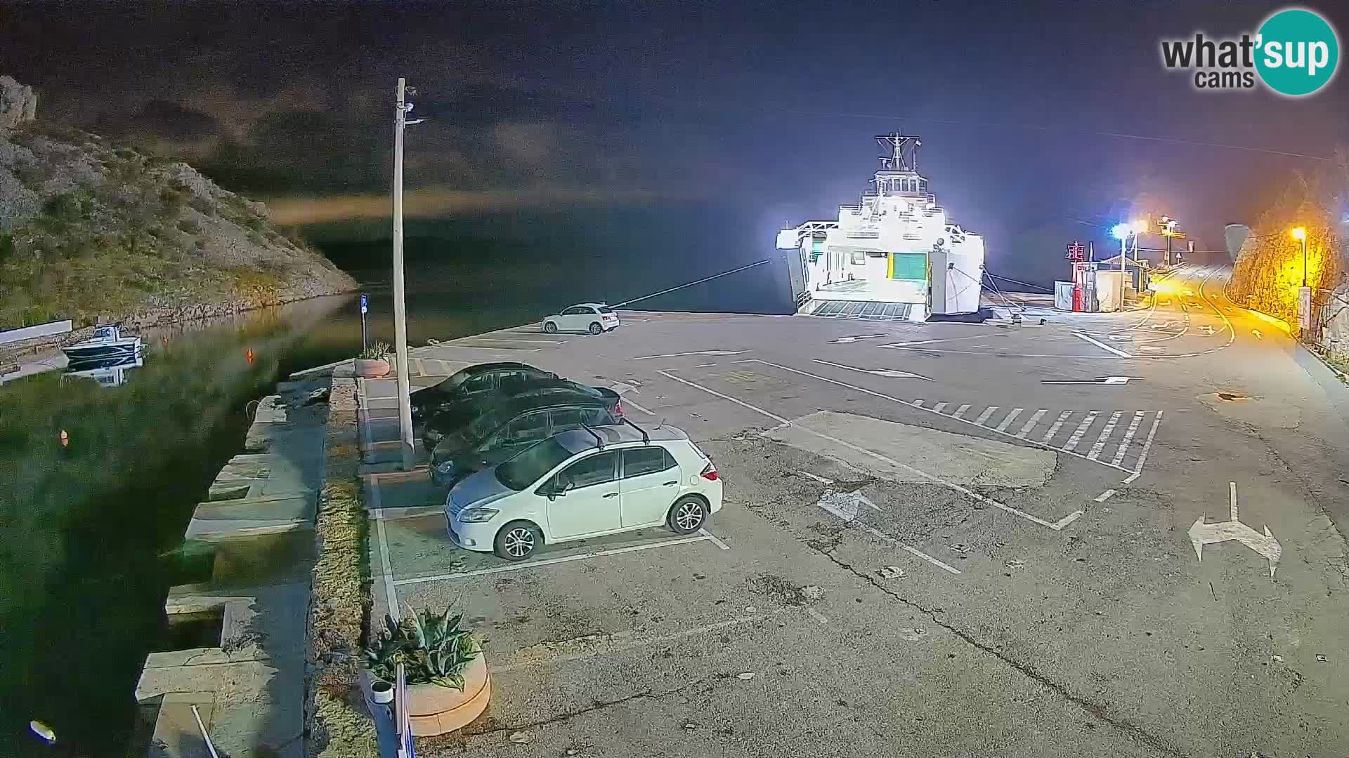 Webcam porto traghetti di Prizna – per l’isola di Pag