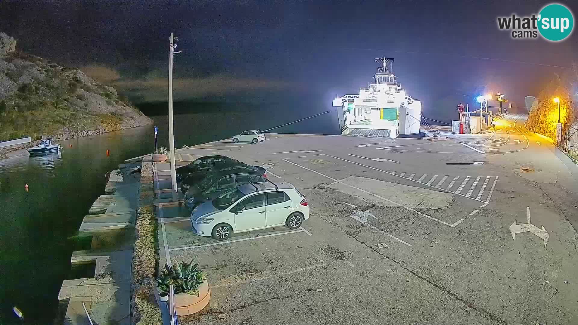 Webcam porto traghetti di Prizna – per l’isola di Pag