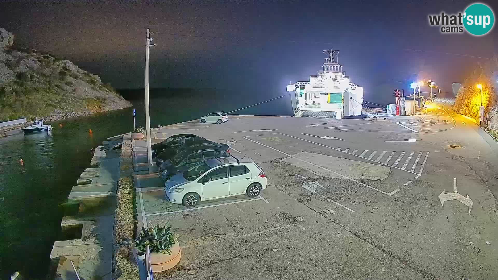 Webcam porto traghetti di Prizna – per l’isola di Pag