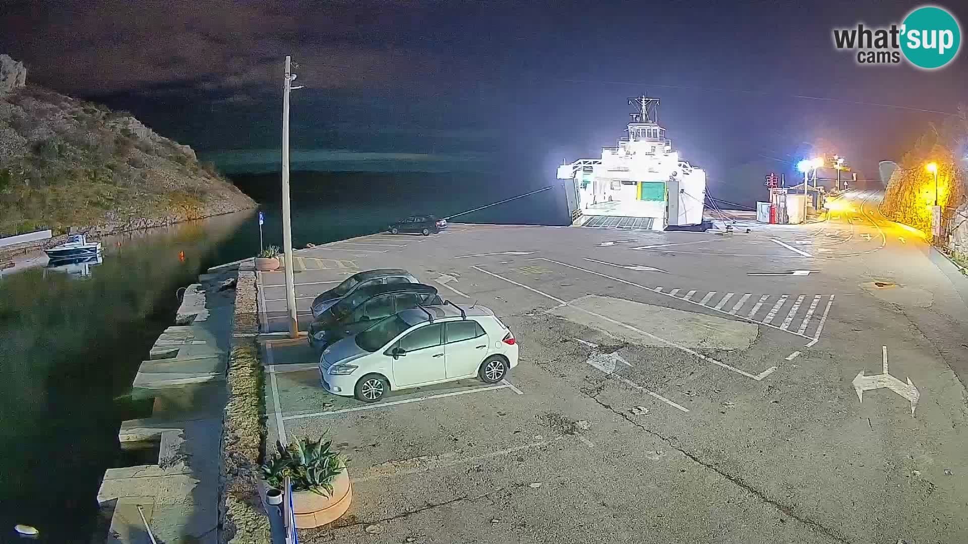 Webcam porto traghetti di Prizna – per l’isola di Pag