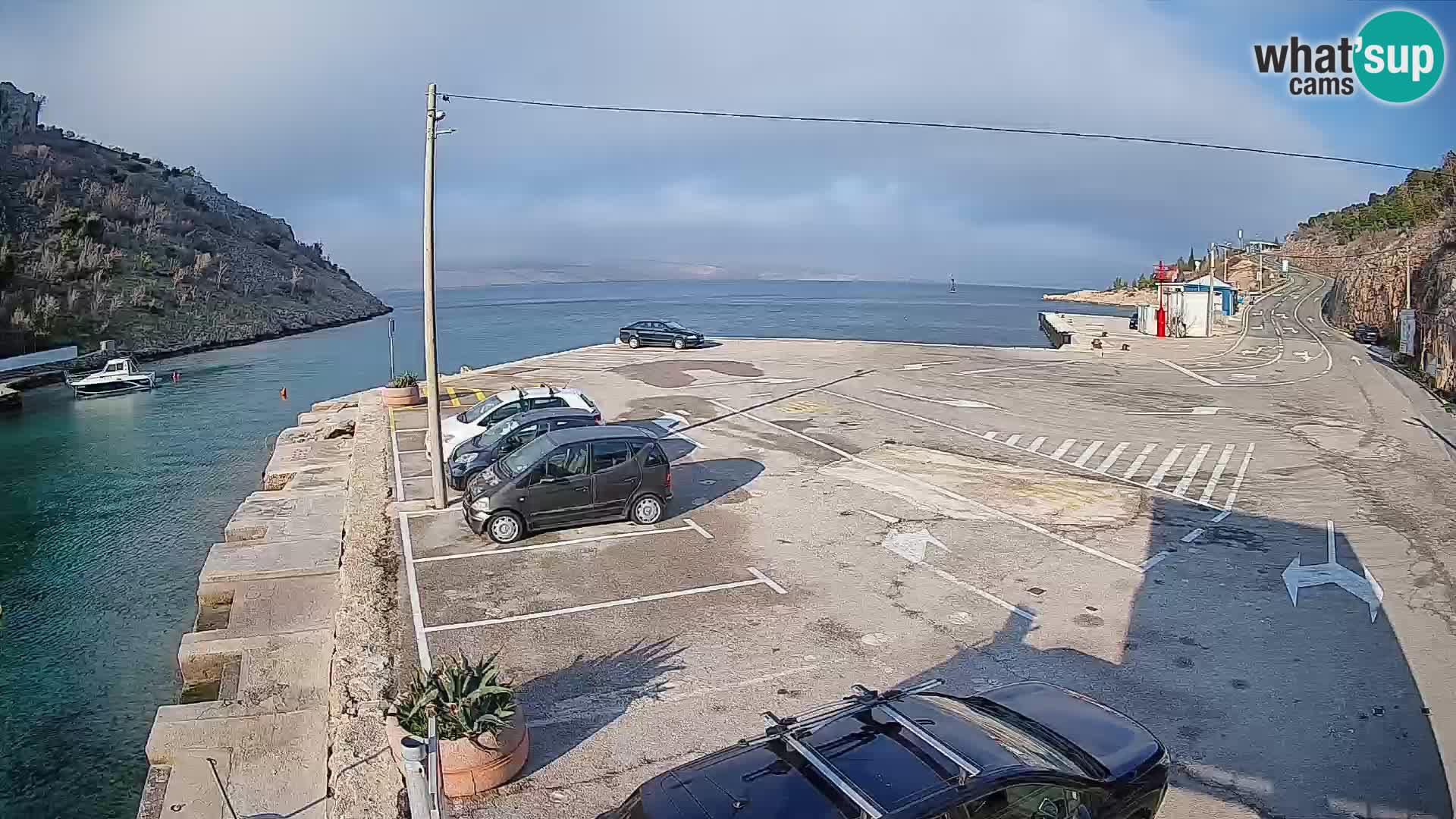 Webcam porto traghetti di Prizna – per l’isola di Pag