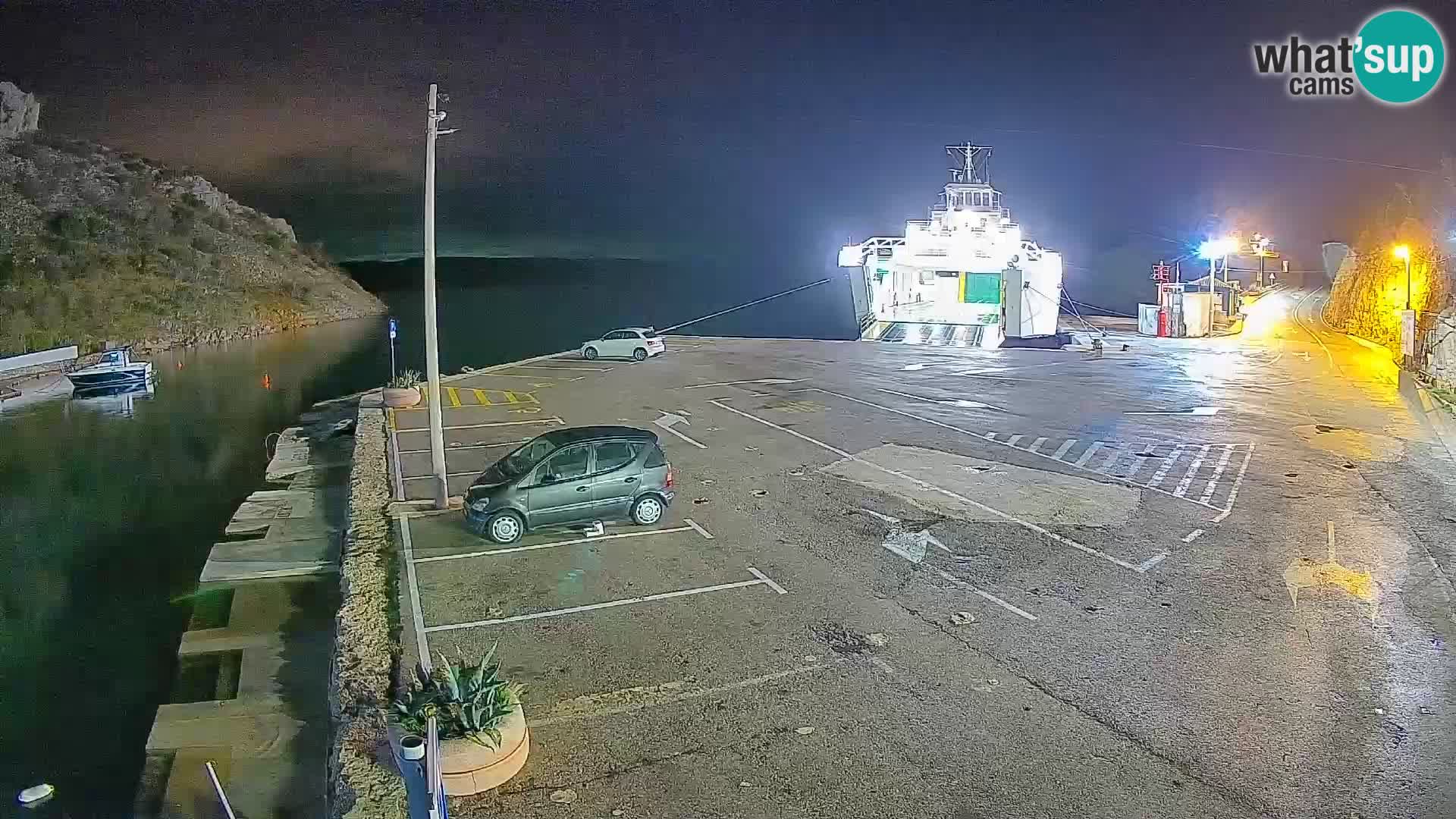 Webcam porto traghetti di Prizna – per l’isola di Pag