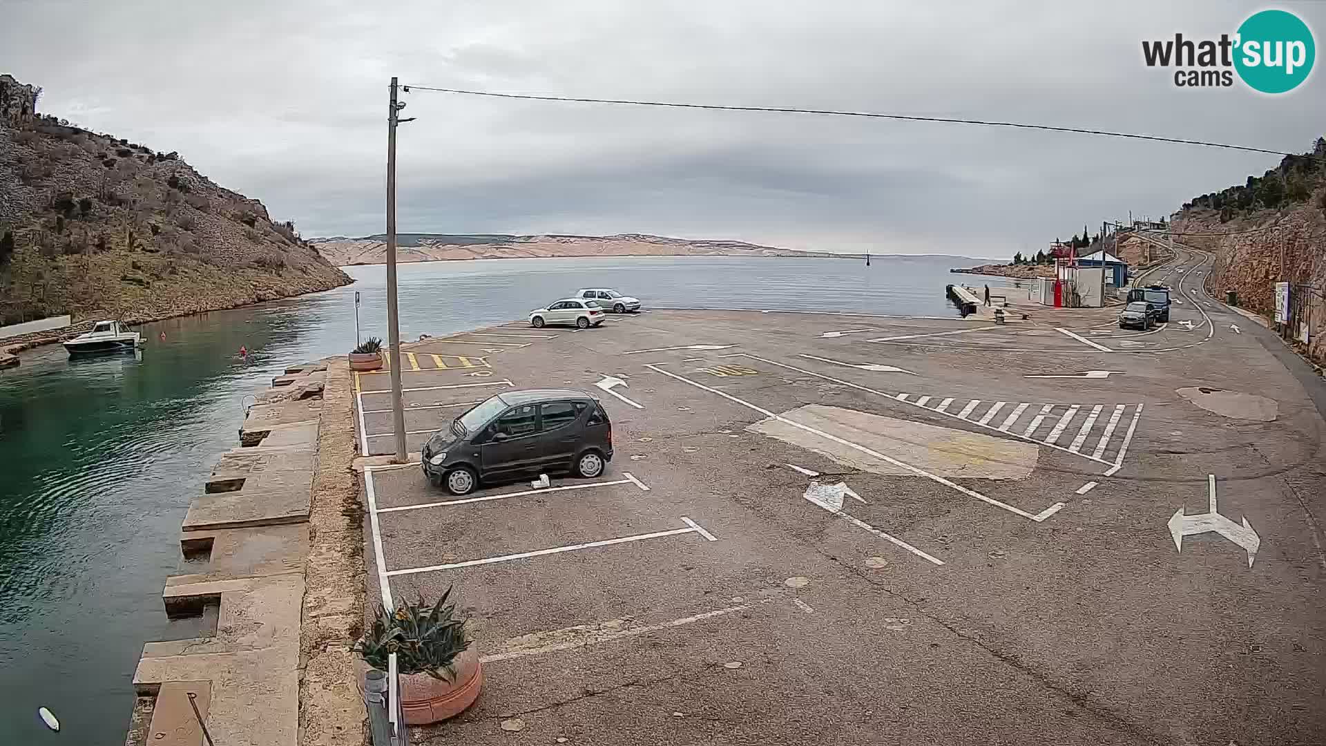 Webcam porto traghetti di Prizna – per l’isola di Pag