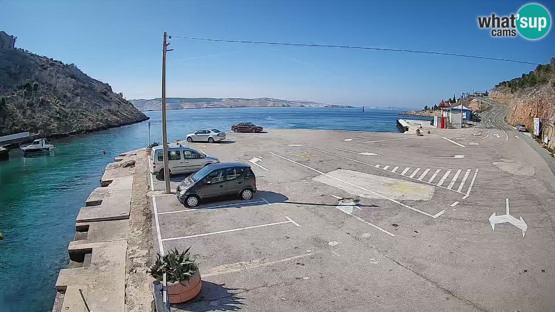 Webcam porto traghetti di Prizna – per l’isola di Pag
