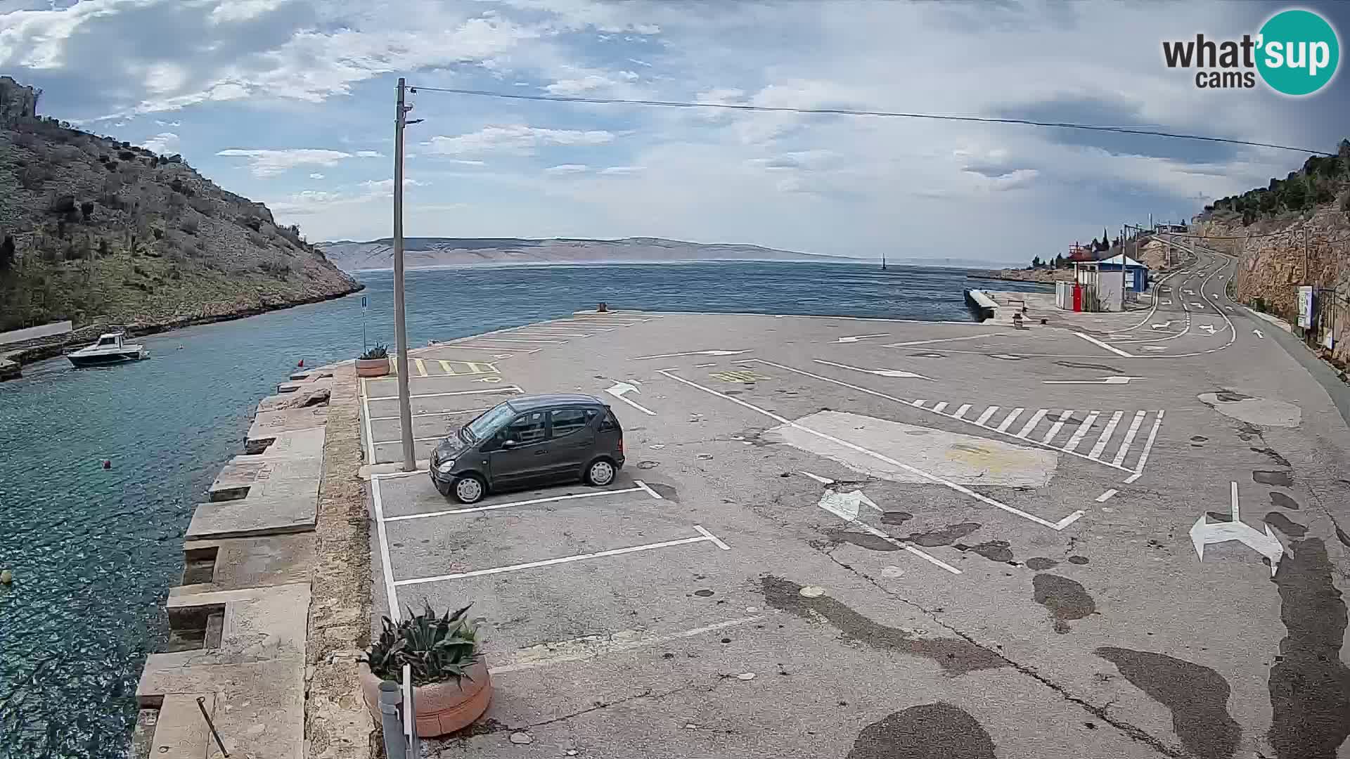 Webcam porto traghetti di Prizna – per l’isola di Pag
