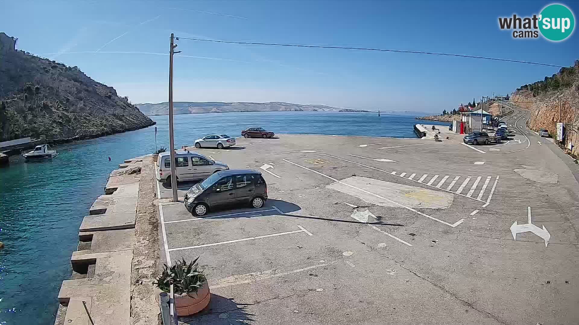 Webcam porto traghetti di Prizna – per l’isola di Pag