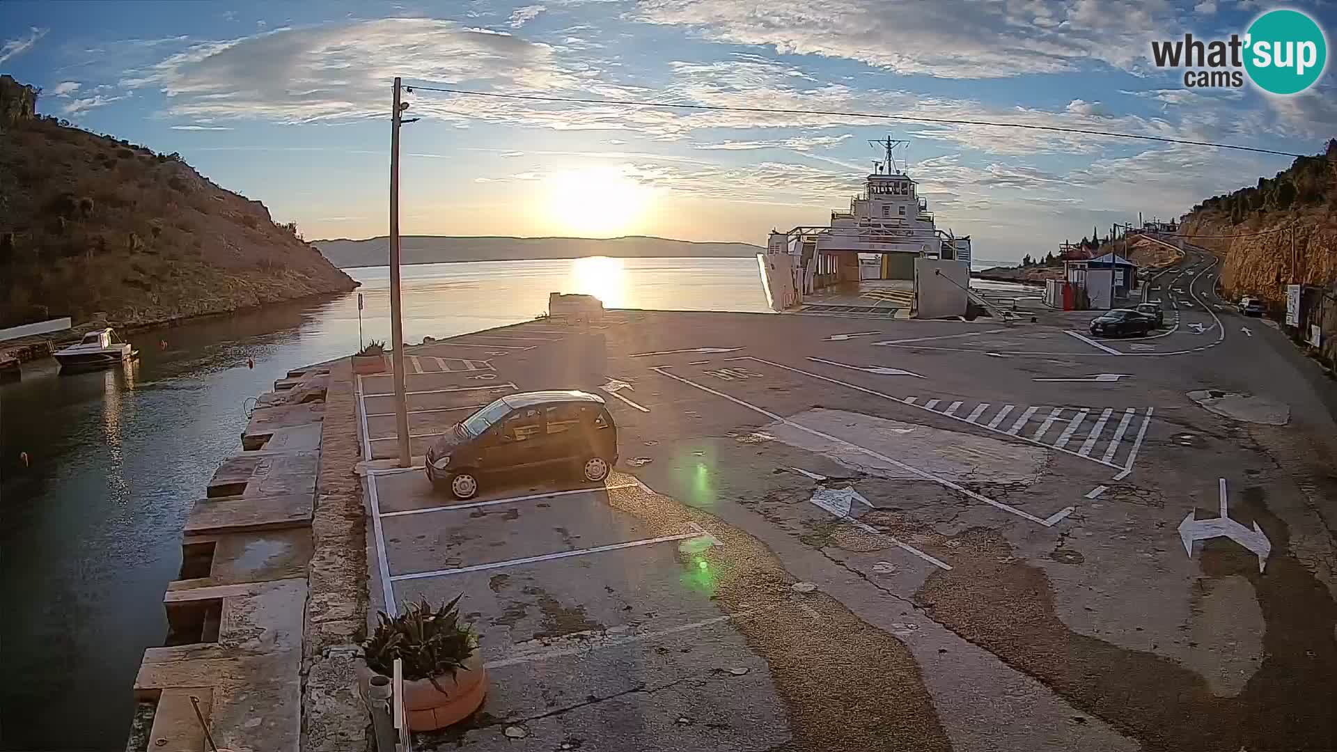 Webcam porto traghetti di Prizna – per l’isola di Pag