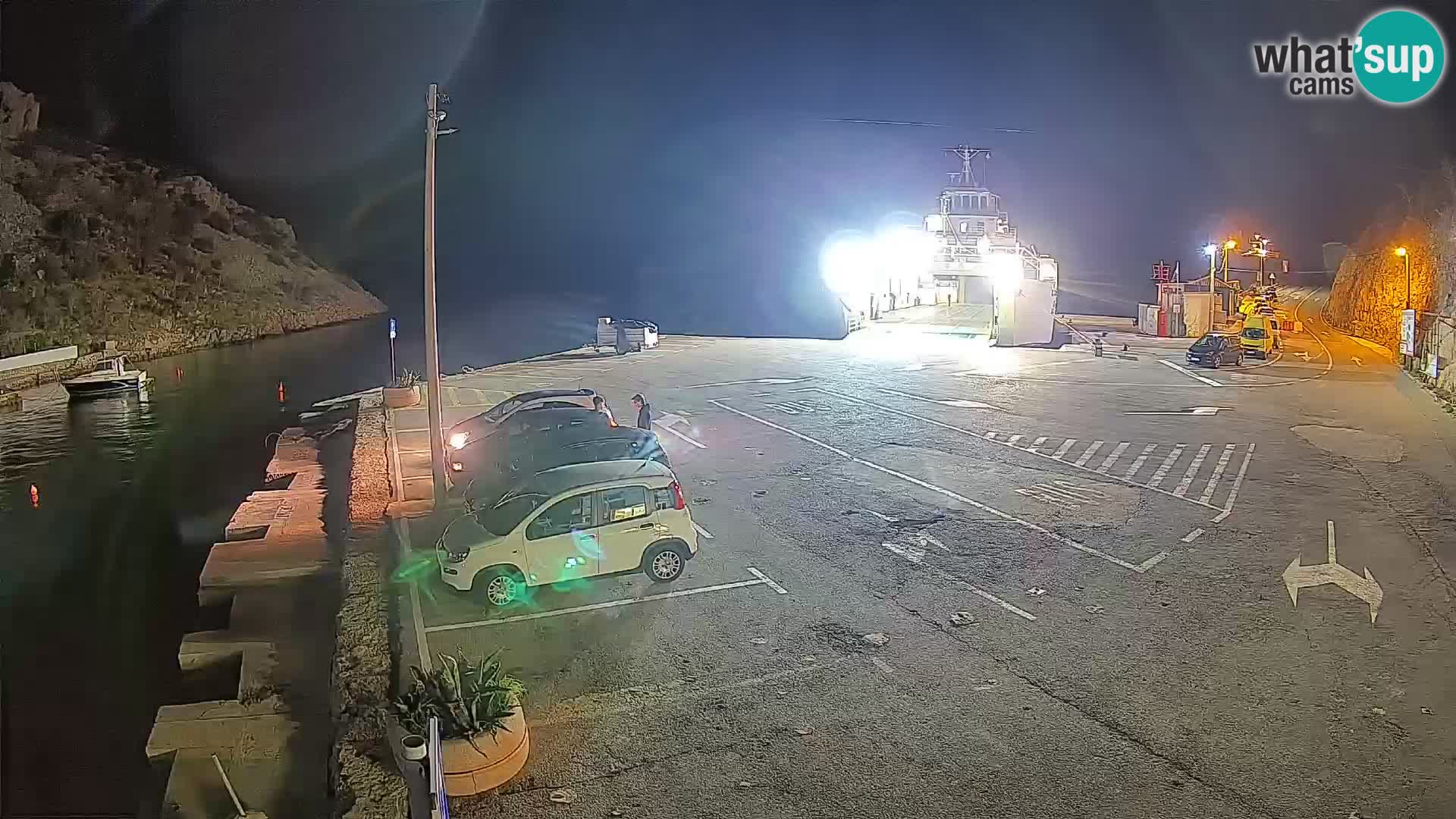 Webcam porto traghetti di Prizna – per l’isola di Pag