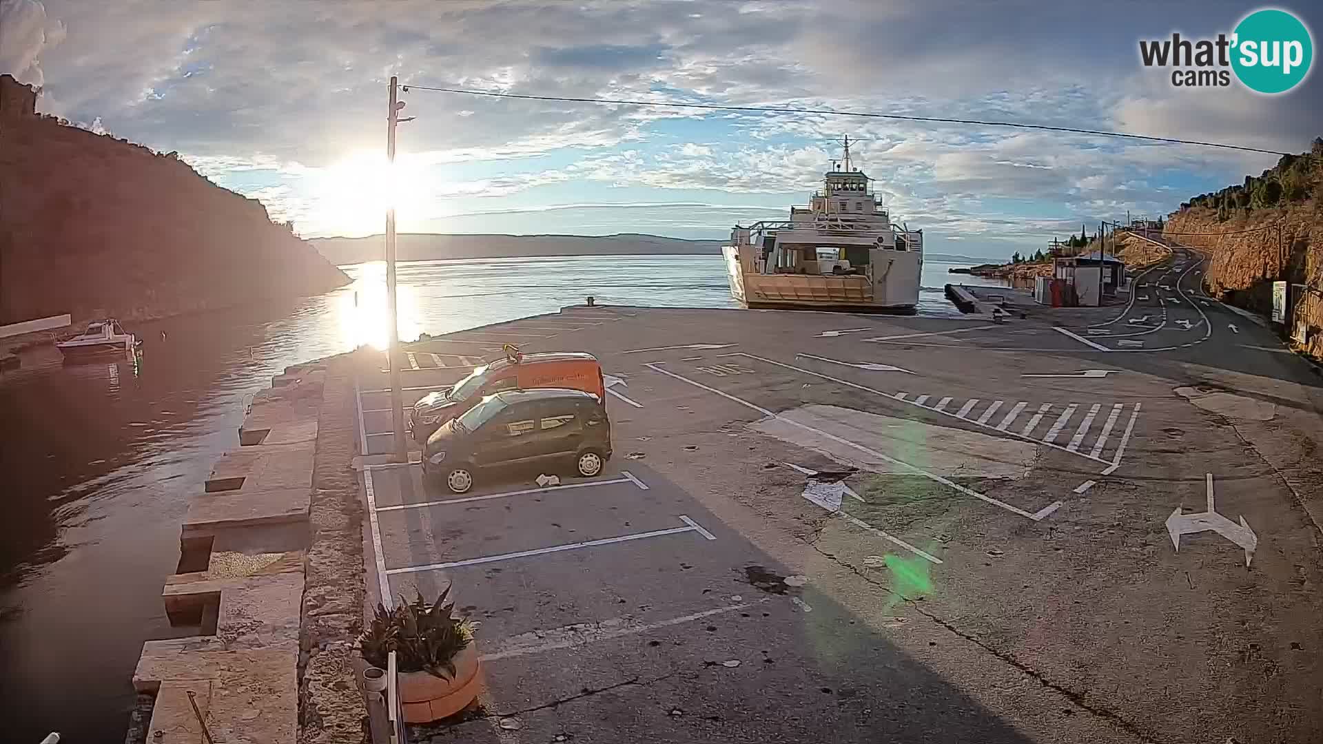 Webcam porto traghetti di Prizna – per l’isola di Pag