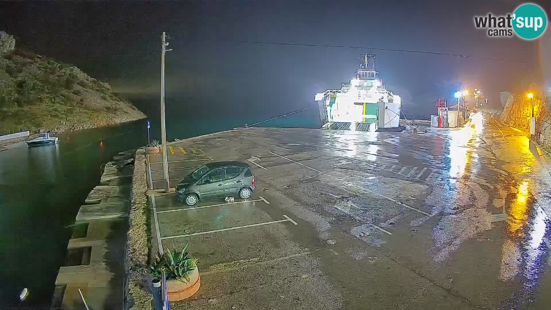 Webcam porto traghetti di Prizna – per l’isola di Pag