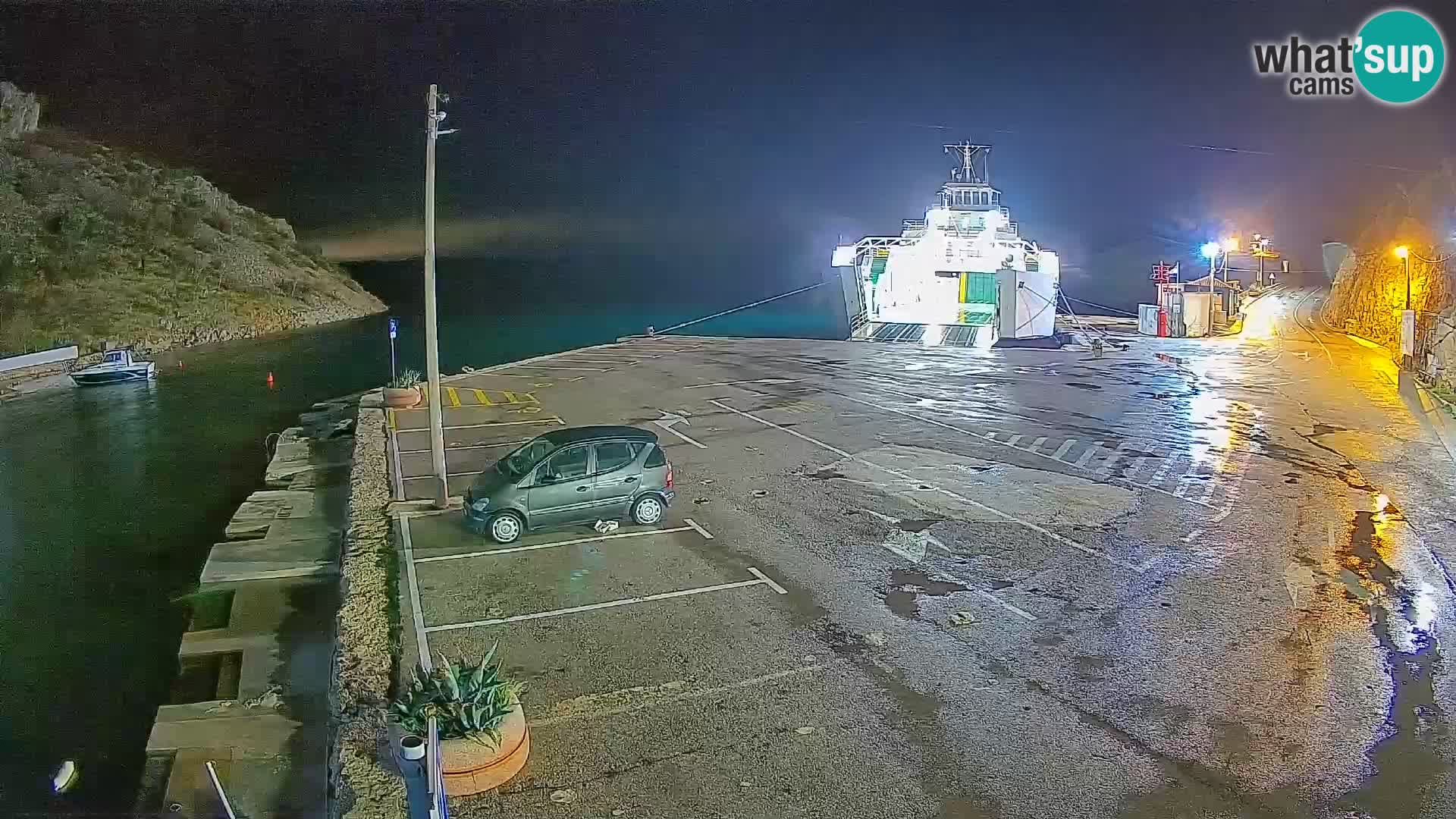 Webcam porto traghetti di Prizna – per l’isola di Pag