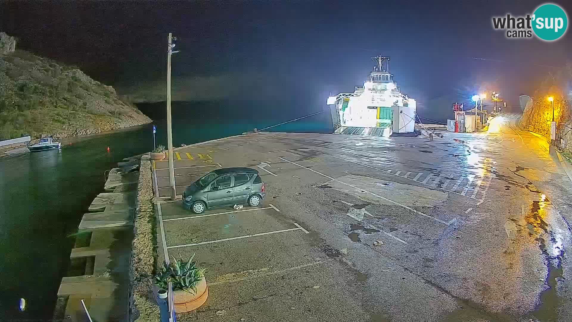 Webcam porto traghetti di Prizna – per l’isola di Pag
