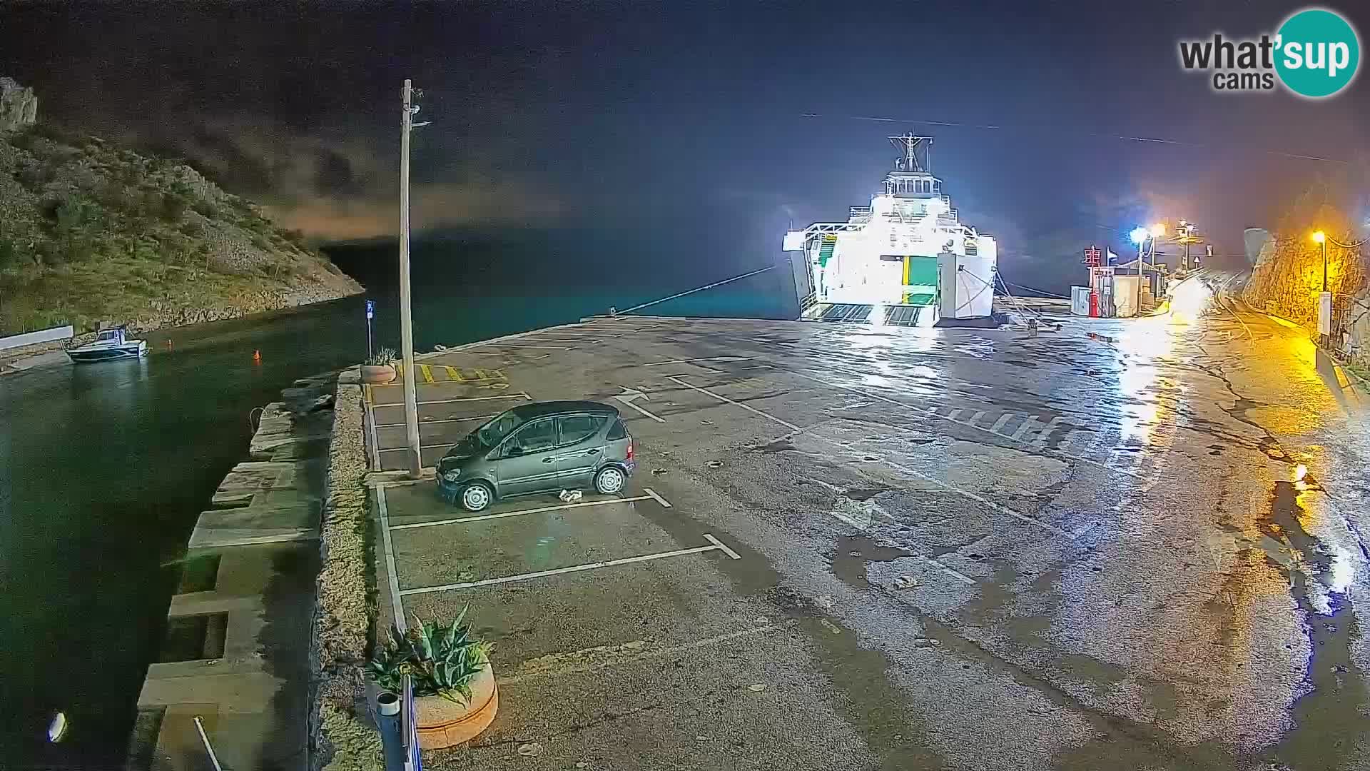 Webcam porto traghetti di Prizna – per l’isola di Pag