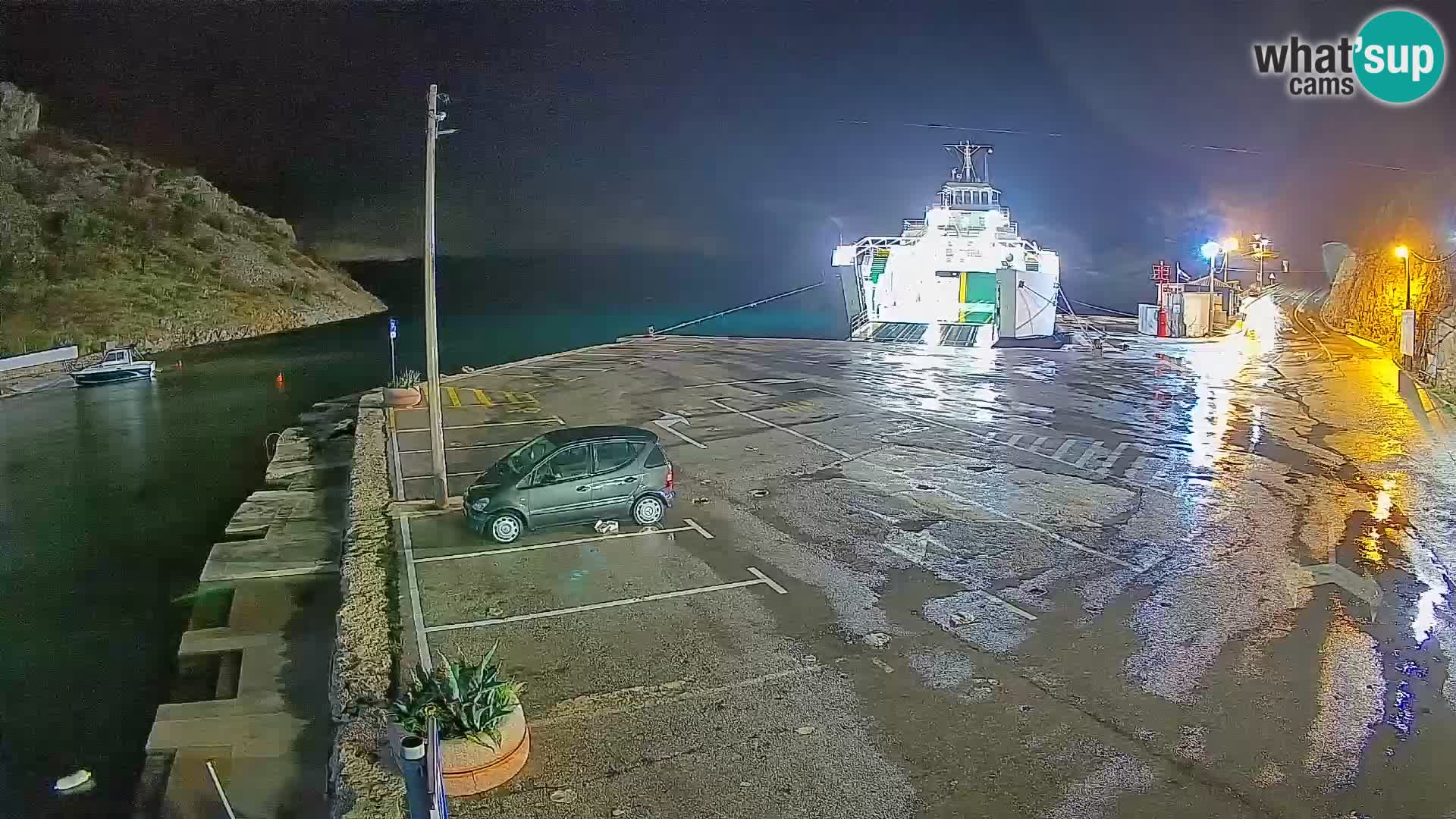 Webcam porto traghetti di Prizna – per l’isola di Pag