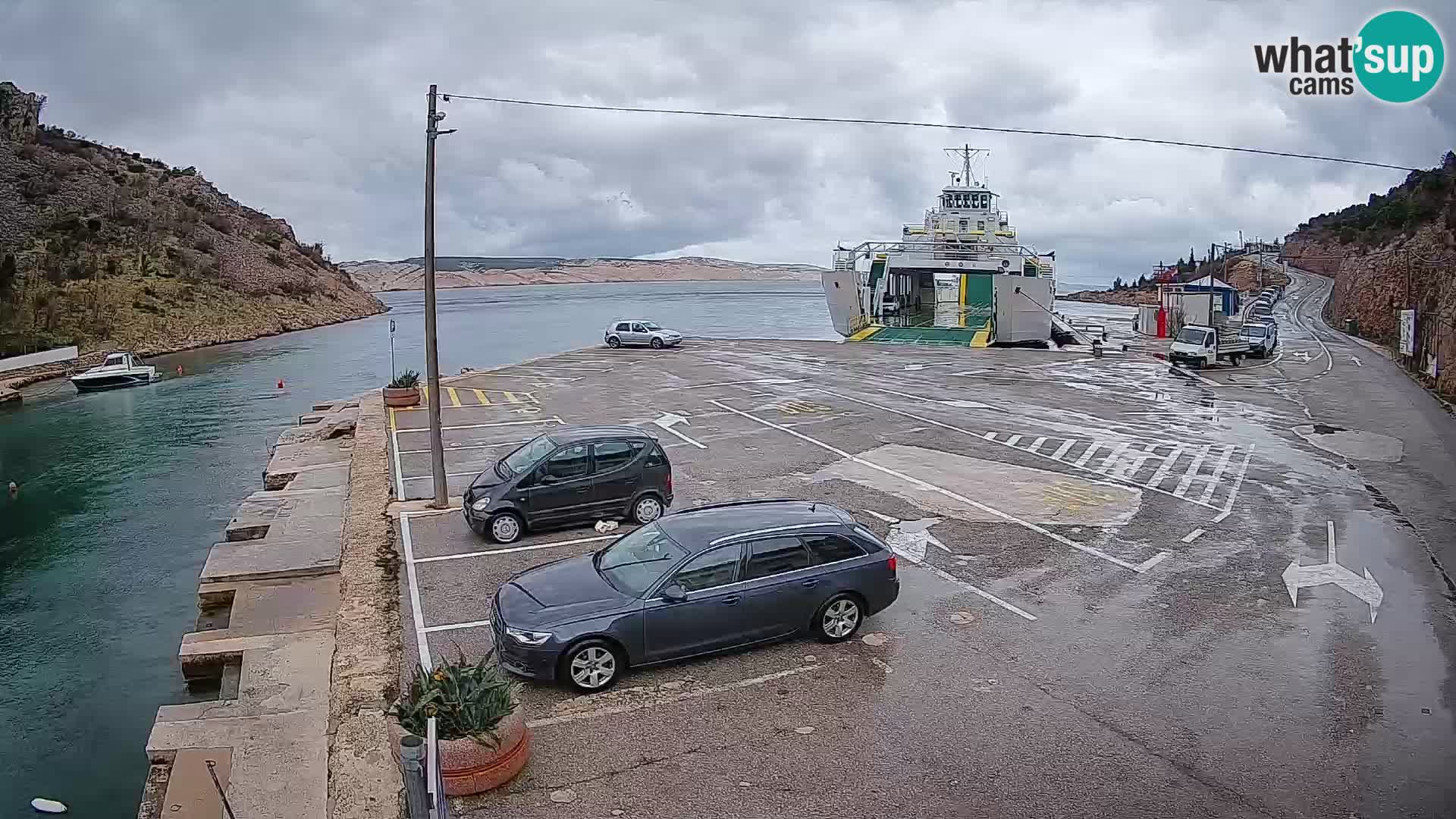 Webcam porto traghetti di Prizna – per l’isola di Pag