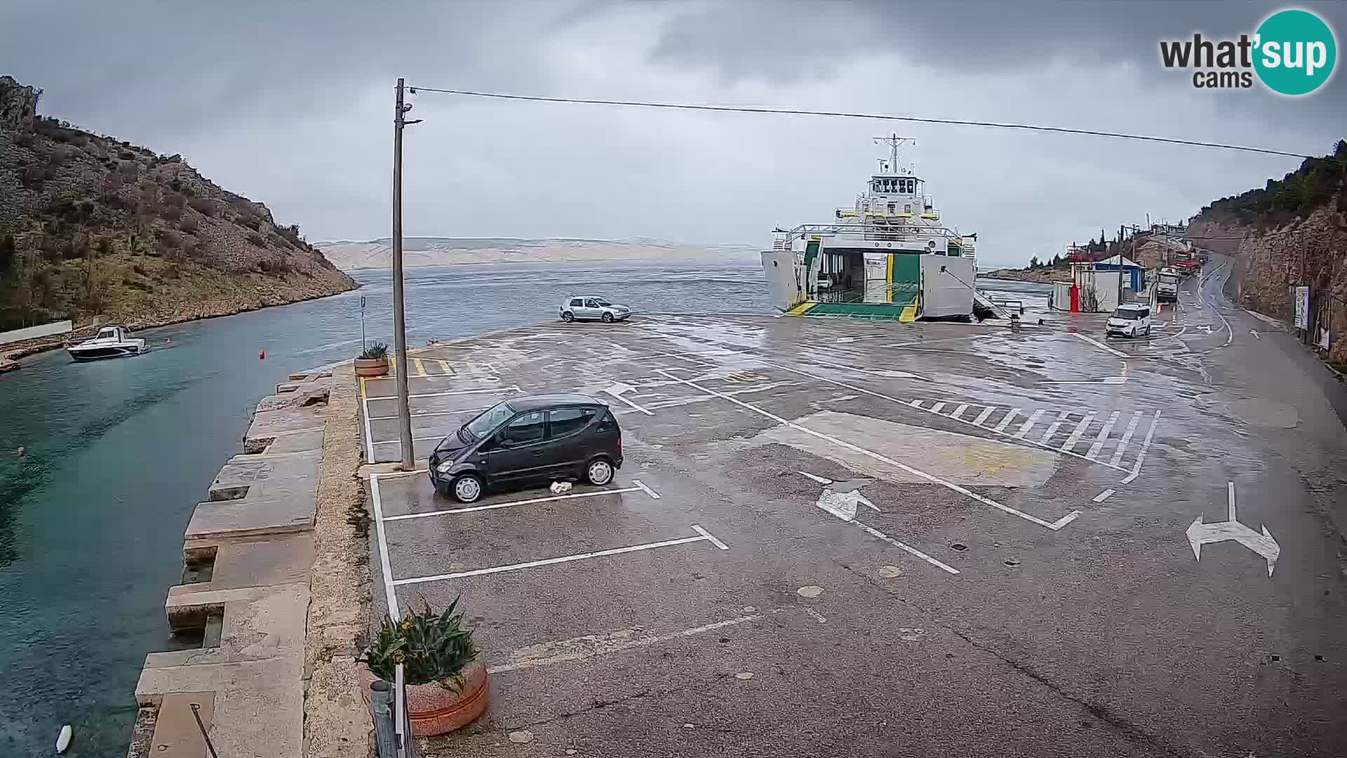 Webcam porto traghetti di Prizna – per l’isola di Pag