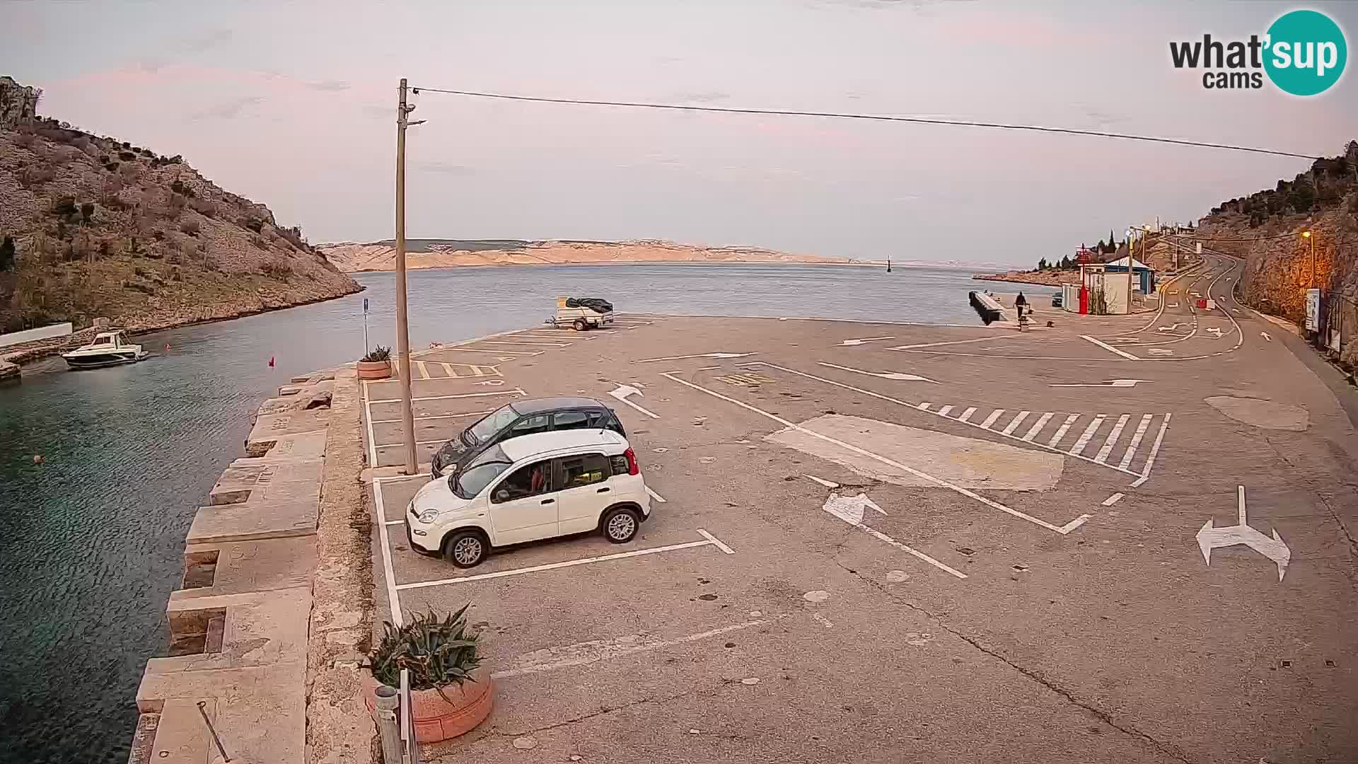 Webcam porto traghetti di Prizna – per l’isola di Pag