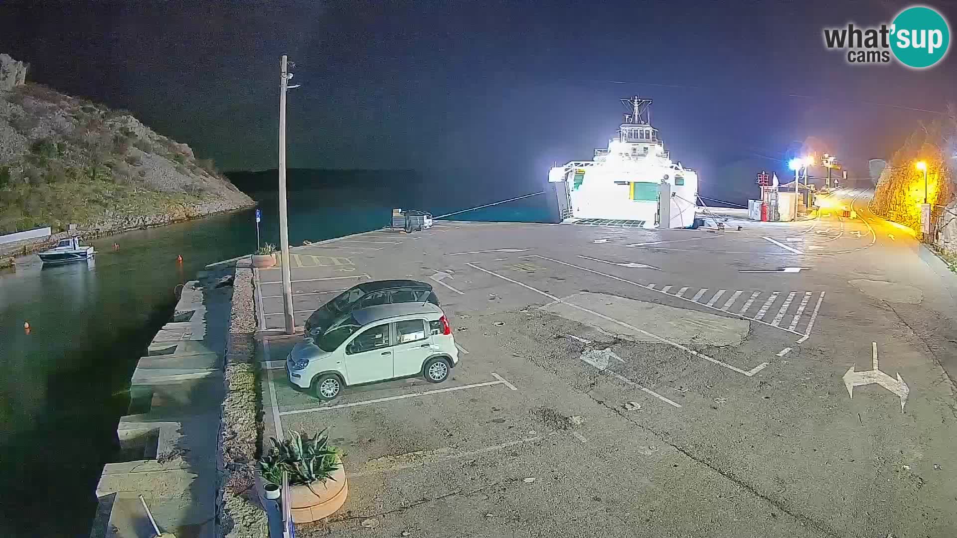 Webcam porto traghetti di Prizna – per l’isola di Pag
