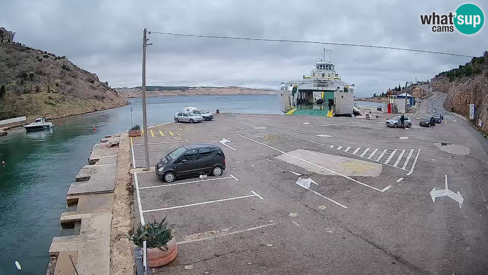 Webcam porto traghetti di Prizna – per l’isola di Pag