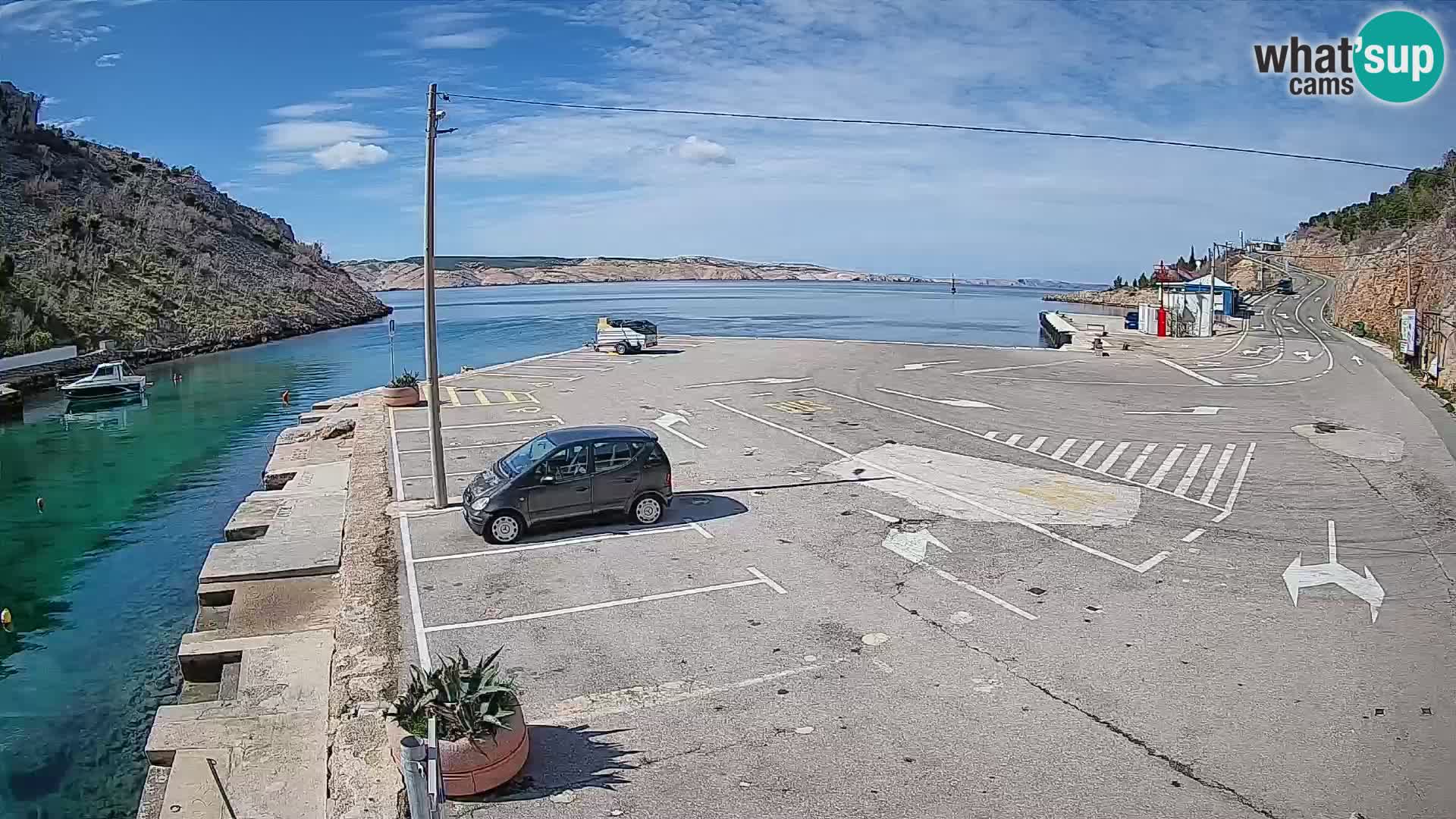 Webcam porto traghetti di Prizna – per l’isola di Pag