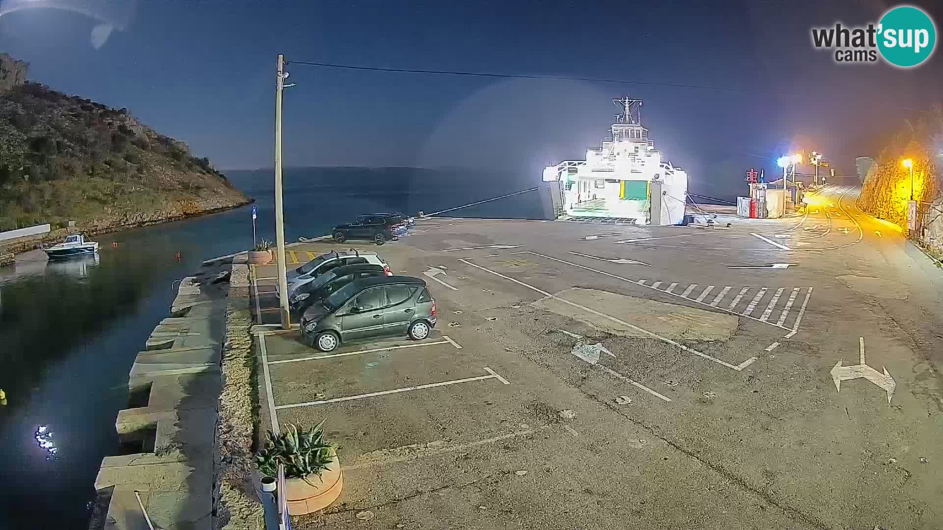 Webcam porto traghetti di Prizna – per l’isola di Pag