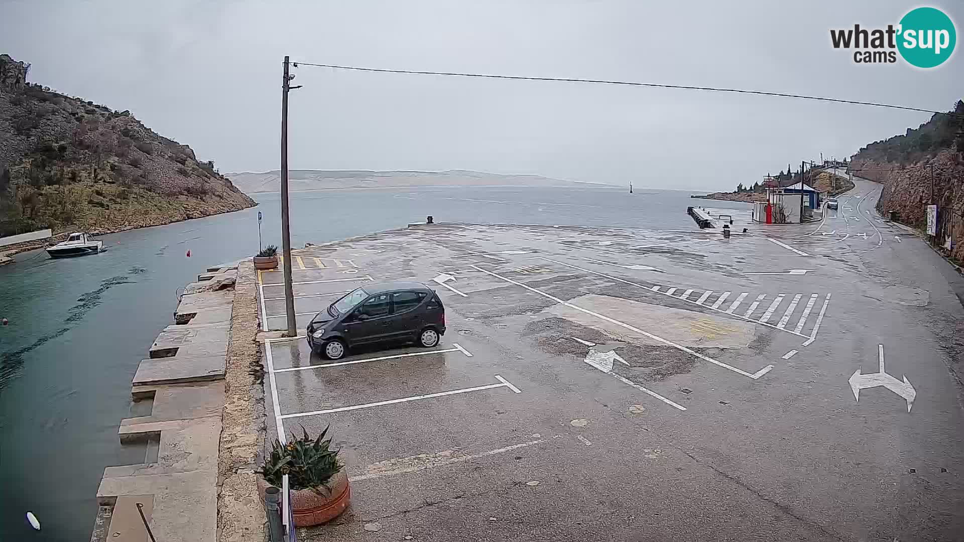 Webcam porto traghetti di Prizna – per l’isola di Pag